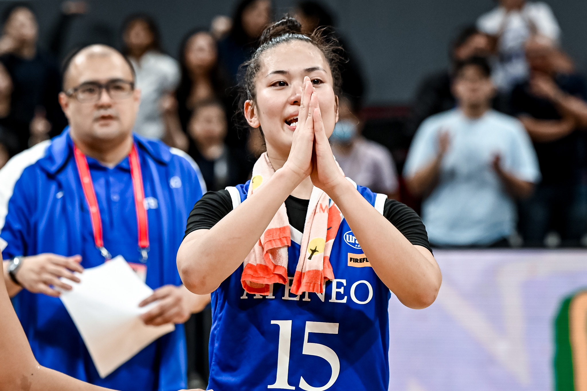 UAAP86-WBB-NU-vs-ATENEO-JHAZ-JOSON-6284 'Queen Eagle' Jhazmin Joson receives emotional send-off from Ateneo, NU ADMU Basketball News UAAP  - philippine sports news