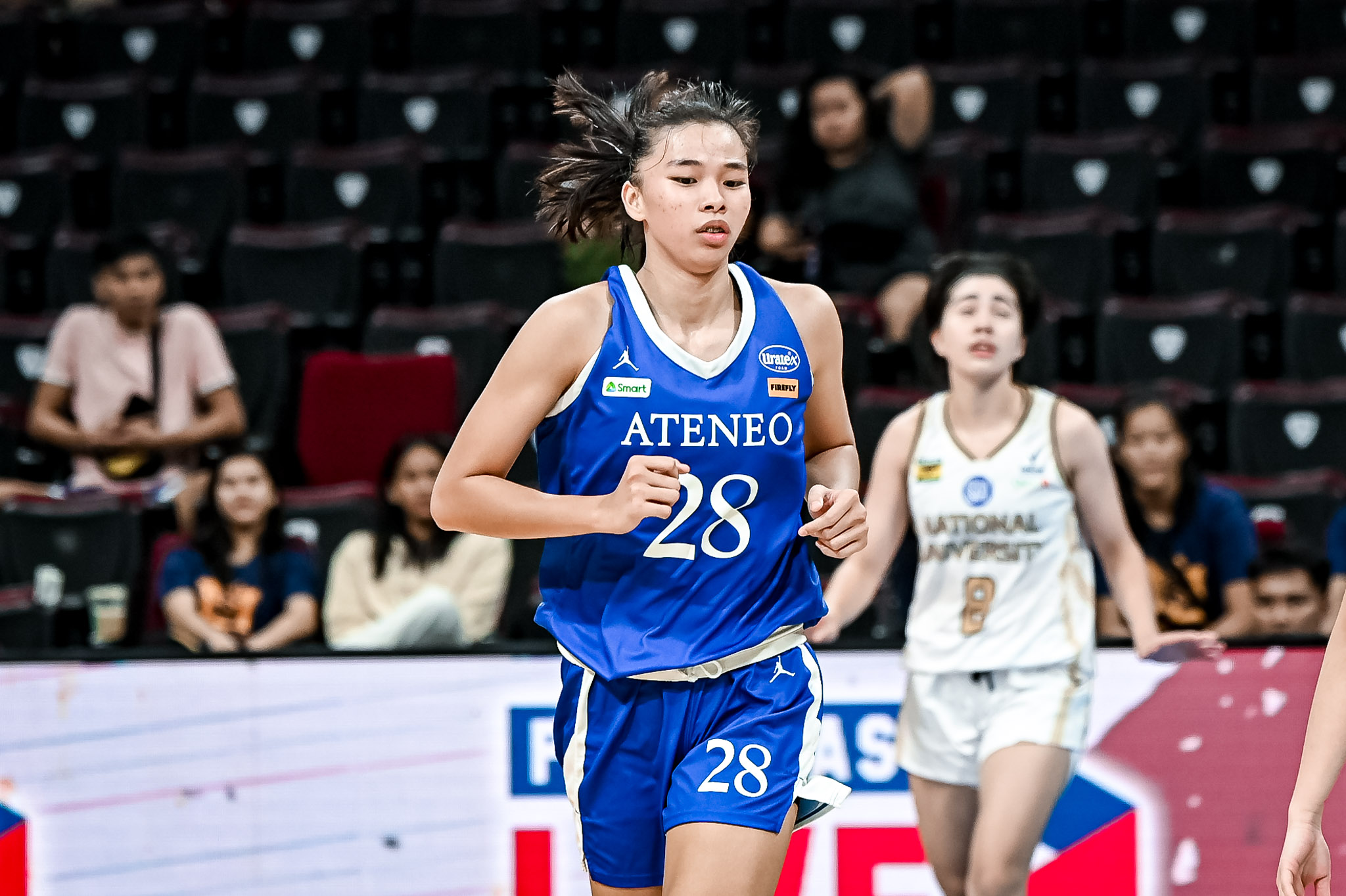 UAAP86-WBB-NU-vs-ATENEO-KACEY-DELA-ROSA-6174 'Queen Eagle' Jhazmin Joson receives emotional send-off from Ateneo, NU ADMU Basketball News UAAP  - philippine sports news