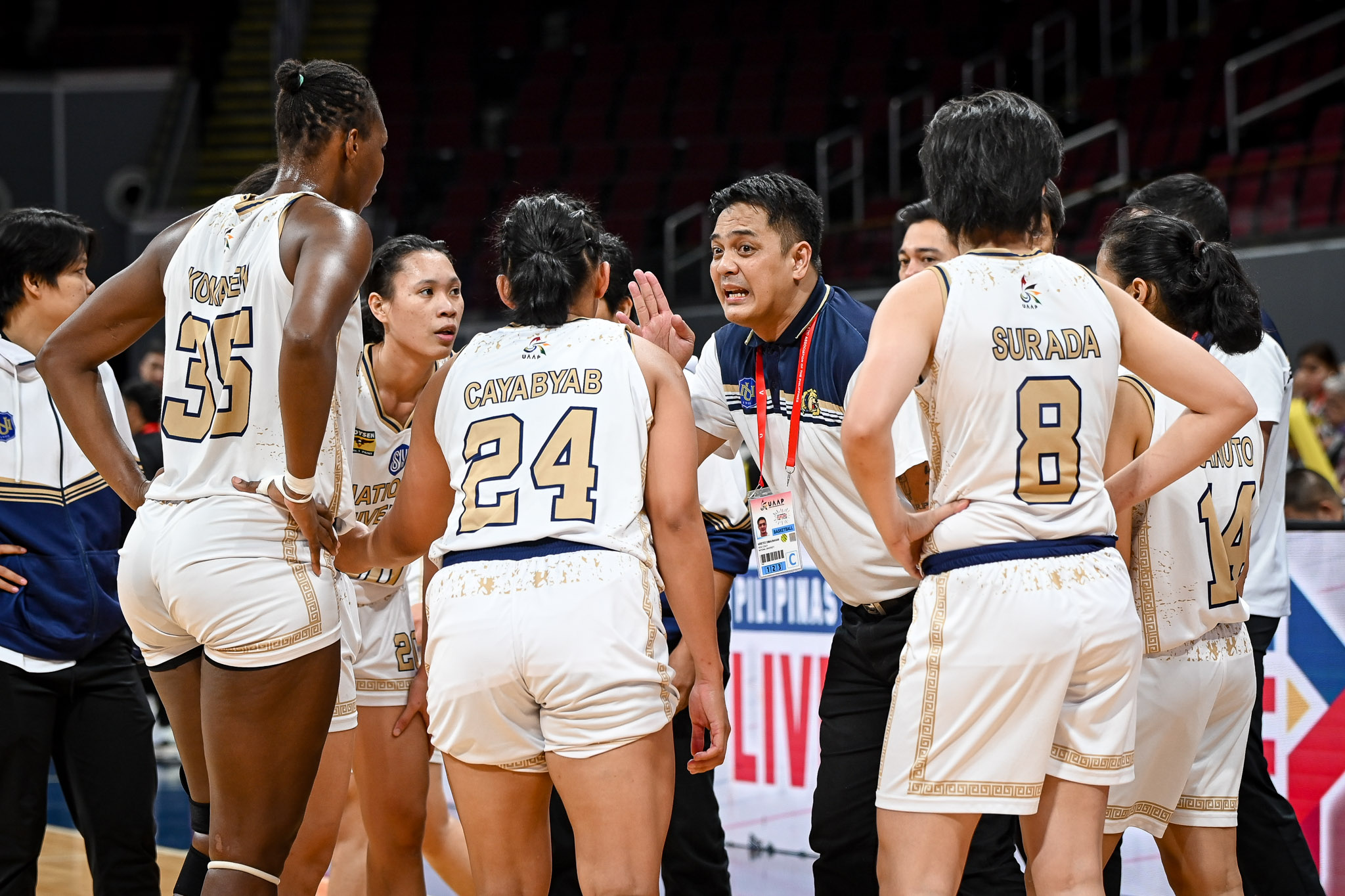 UAAP86-WBB-NU-vs-UST-NU-6657 Despite being in unfamiliar territory, Camille Clarin urges NU to remain defiant Basketball News NU UAAP  - philippine sports news