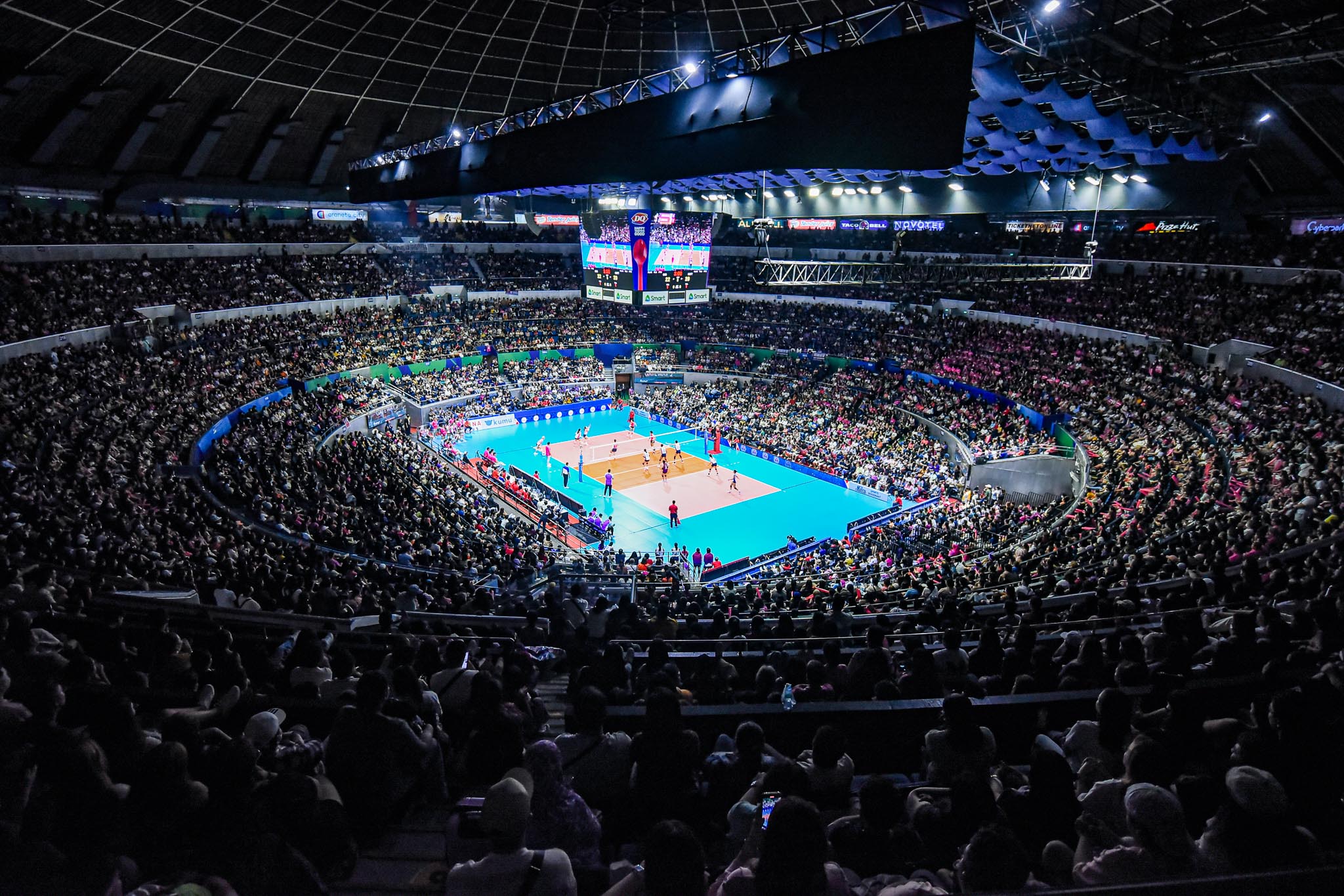 2023-PVL-2nd-All-Filipino-Conference-Creamline-vs-Choco-Mucho-Game-2-crowd Alex Eala surprised by ovation received from PVL fans News PVL Tennis Volleyball  - philippine sports news