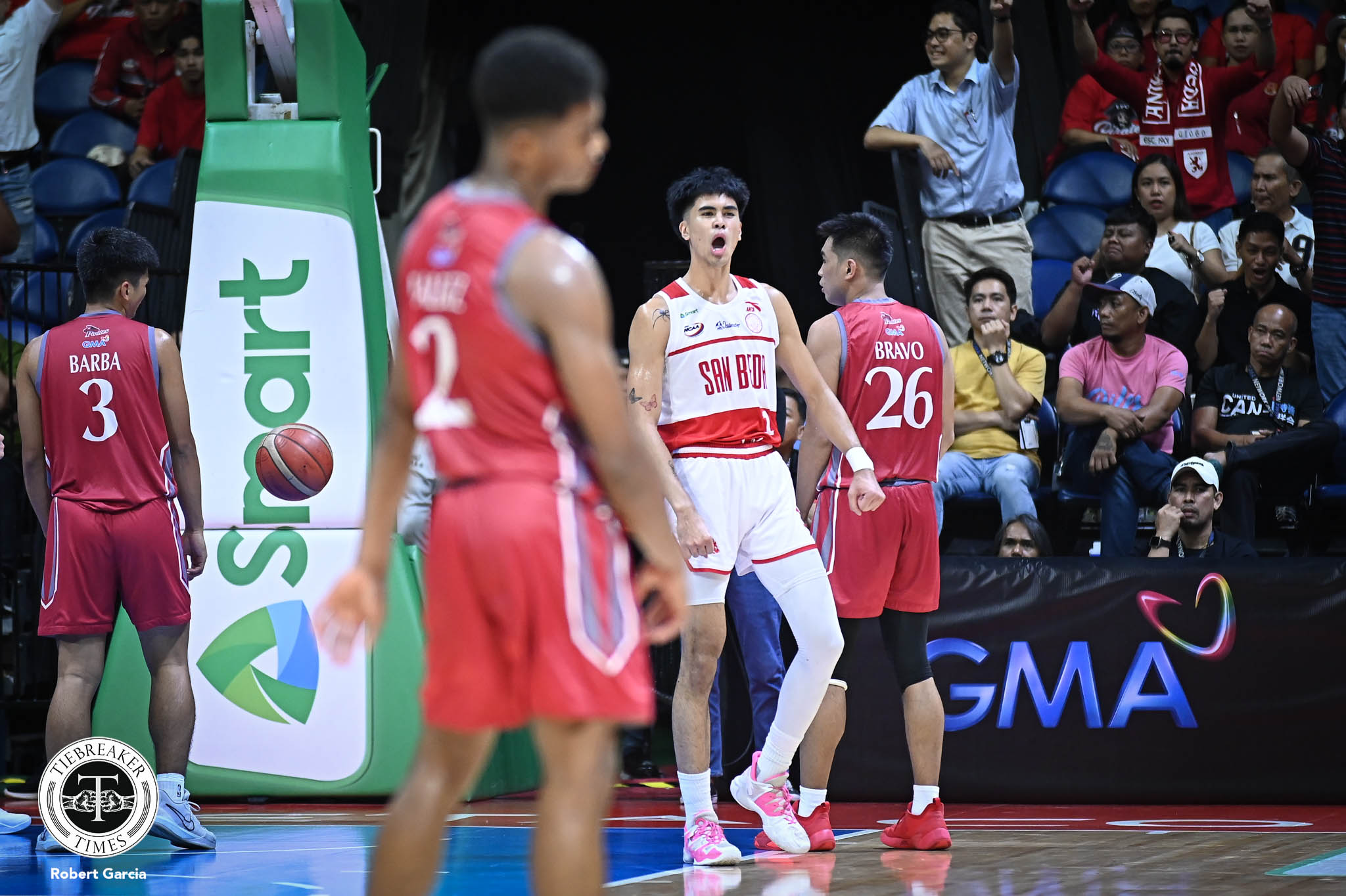 NCAA-99-F4-SBU-vs.-LPU-Jomel-Puno-2 Rise of Nygel Gonzales, Jomel Puno proves that Red Lions 1 to 18 can deliver Basketball NCAA News SBC  - philippine sports news