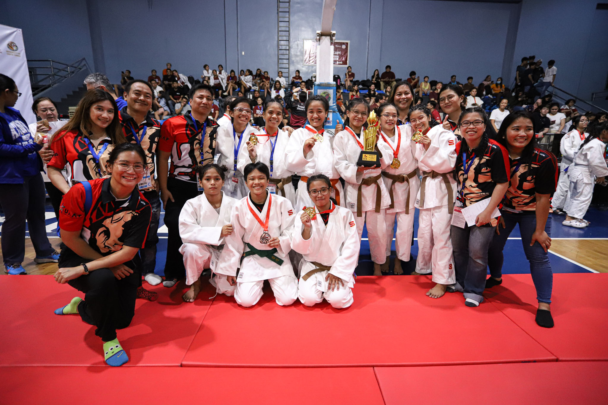 UAAP-86-Judo-Tournament-Junior-Girls-Champion UAAP 86 Judo: UE women score three-peat, girls reclaim tiara ADMU DLSU Judo News UAAP UE UP UST  - philippine sports news