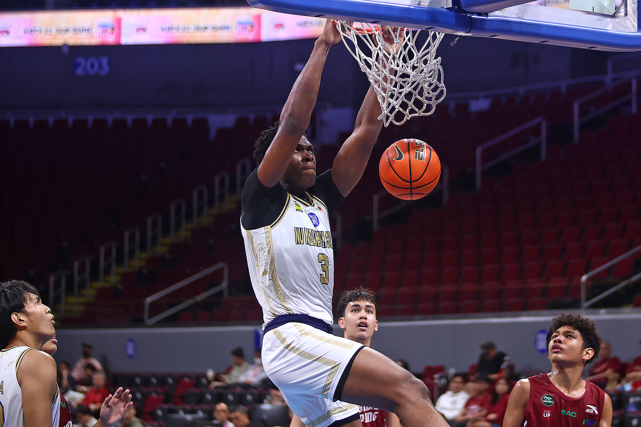 UAAP86-HSBB-Collins-Akowe Collins Akowe not satisfied after breaking boys’ record: ‘My goal is to break the UAAP record’ Basketball News NU UAAP  - philippine sports news