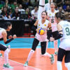 DLSU celebrate win in rivalry match-up against NU in UAAP 86 Women's Volleyball action