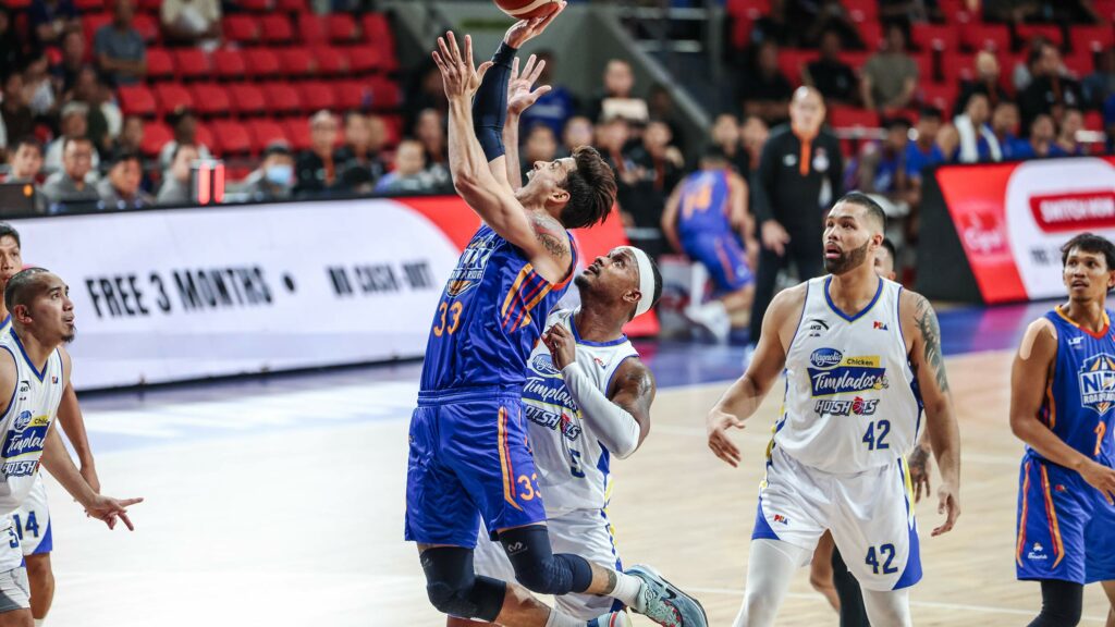 Tony Semerad takes advantage of Calvin Abueva's suspension