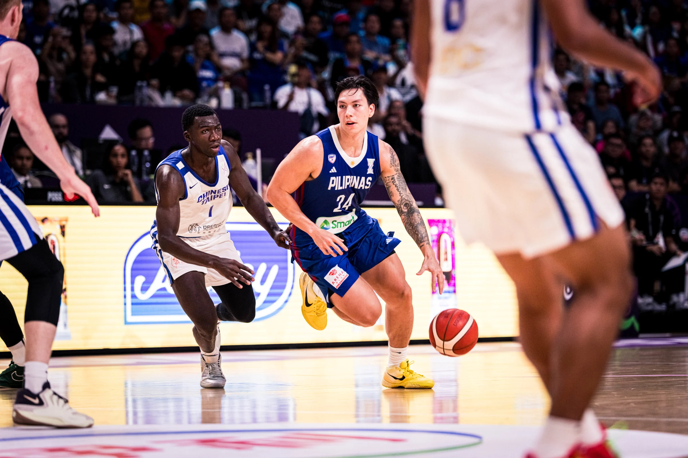 2025-FIBA-Asia-Cup-Gilas-vs-Chinese-Taipei-Dwight-Ramos Chinese Taipei repeats over Gilas Men in painful Asia Cup opener Basketball Gilas Pilipinas News - philippine sports news