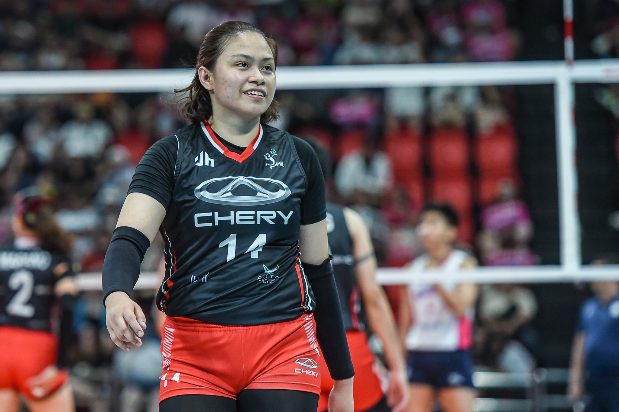PVL-INV-25-Creamline-vs.-Chery-Tiggo-Ren-Penafiel-5490 Chery Tiggo holds nerves to stun Creamline in PVL Invitational News PVL Volleyball - philippine sports news