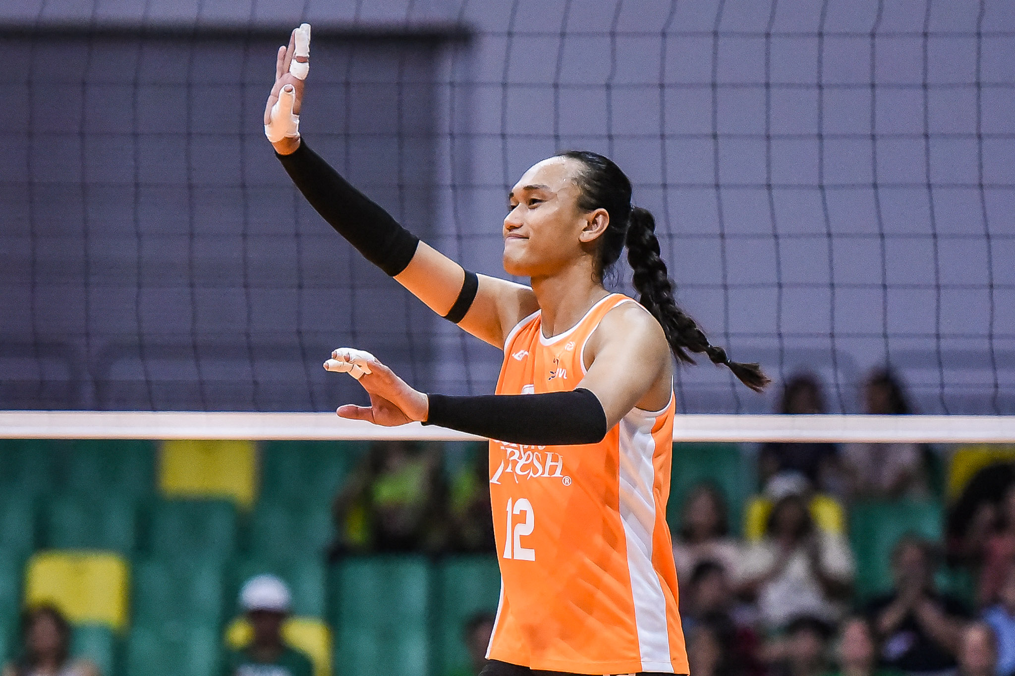 PVL-RC-25-Nxled-vs.-Farm-Fresh-Trisha-Tubu-9485 Helene Rousseaux drops 38 in spectacular PVL debut as Farm Fresh tops Nxled News PVL Volleyball - philippine sports news