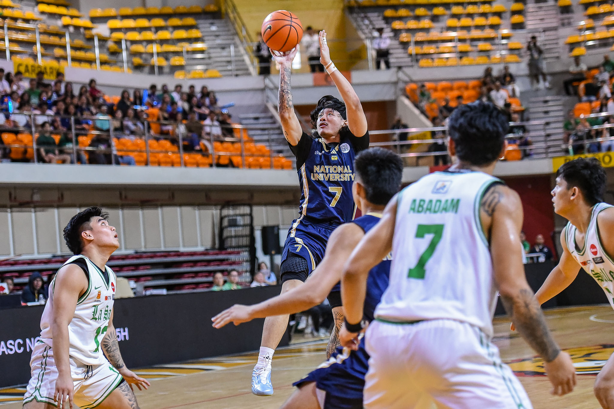 UAAP-88-MBB-DLSU-vs.-NU-Paul-Francisco-4387 Foul-plagued NU holds off La Salle, claims solo first in UAAP Men's Basketball Basketball DLSU News NU UAAP - philippine sports news