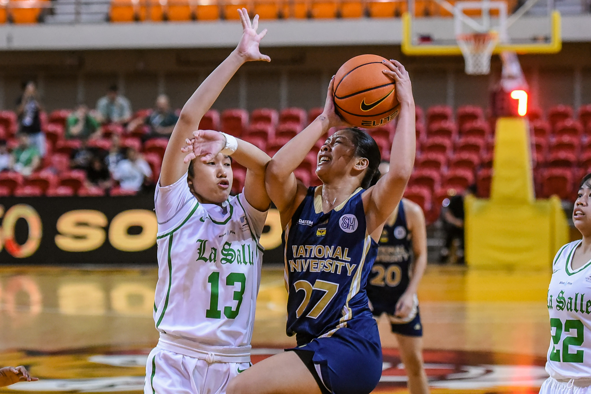 UAAP-88-WBB-DLSU-vs.-NU-Marga-Villanueva-3383 NU shakes off slow start, dominates La Salle for 3rd straight win in UAAP Women's Basketball Basketball DLSU News NU UAAP - philippine sports news