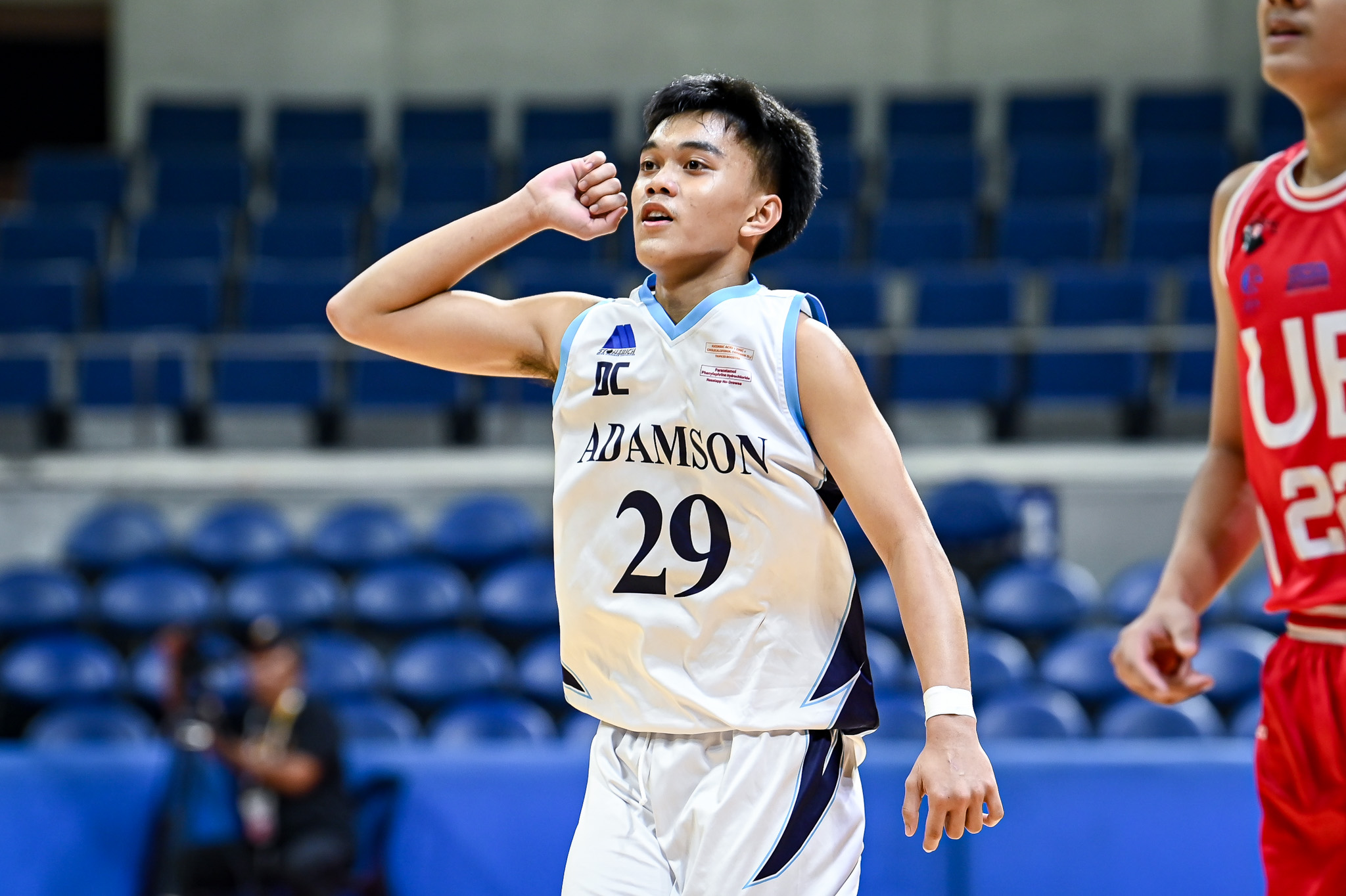 UAAP88-JHSBB-FRAN-FLORES-9041 Despite size, Cebuano guard Fran Flores proves worth for Adamson AdU Basketball News UAAP - philippine sports news