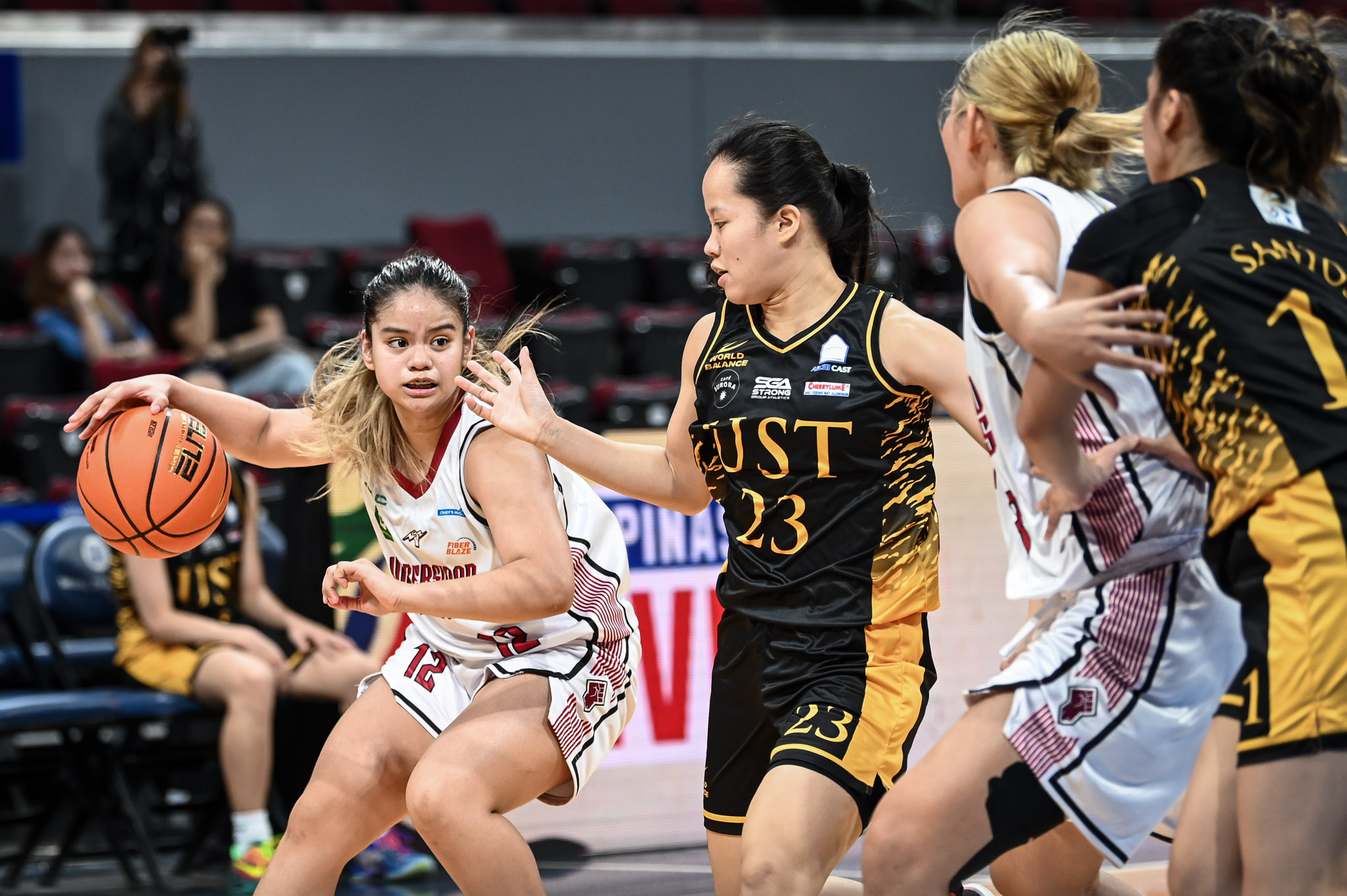 UAAP88-WBB-Camille-Nolasco-1050 UST completes perfect 7-0 first round in UAAP Women's Basketball Basketball News UAAP UP UST - philippine sports news