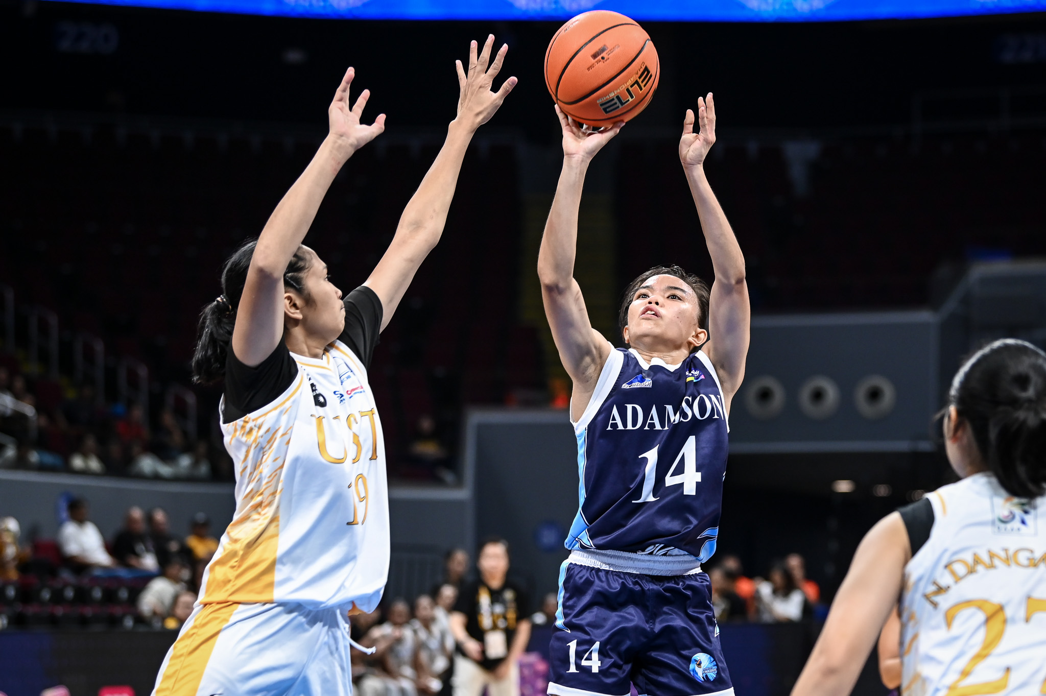 UAAP88-WBB-Elaine-Etang-8131 UST books first Final Four berth, dominates Adamson in UAAP Women's Basketball AdU Basketball News UAAP UST - philippine sports news