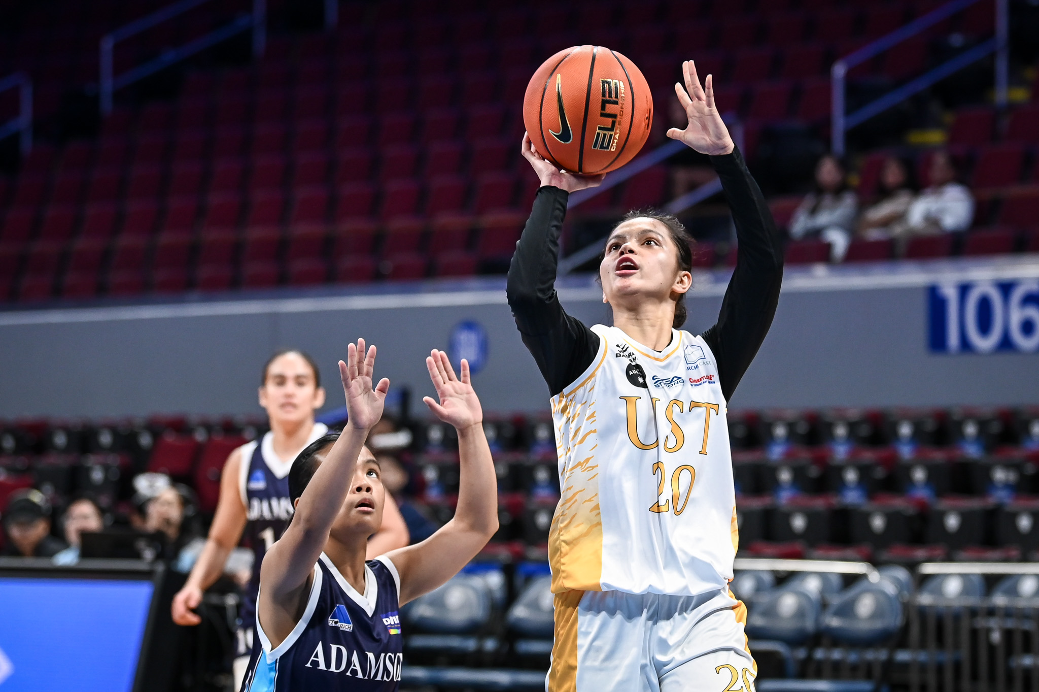 UAAP88-WBB-Karylle-Sierba-8298 UST books first Final Four berth, dominates Adamson in UAAP Women's Basketball AdU Basketball News UAAP UST - philippine sports news