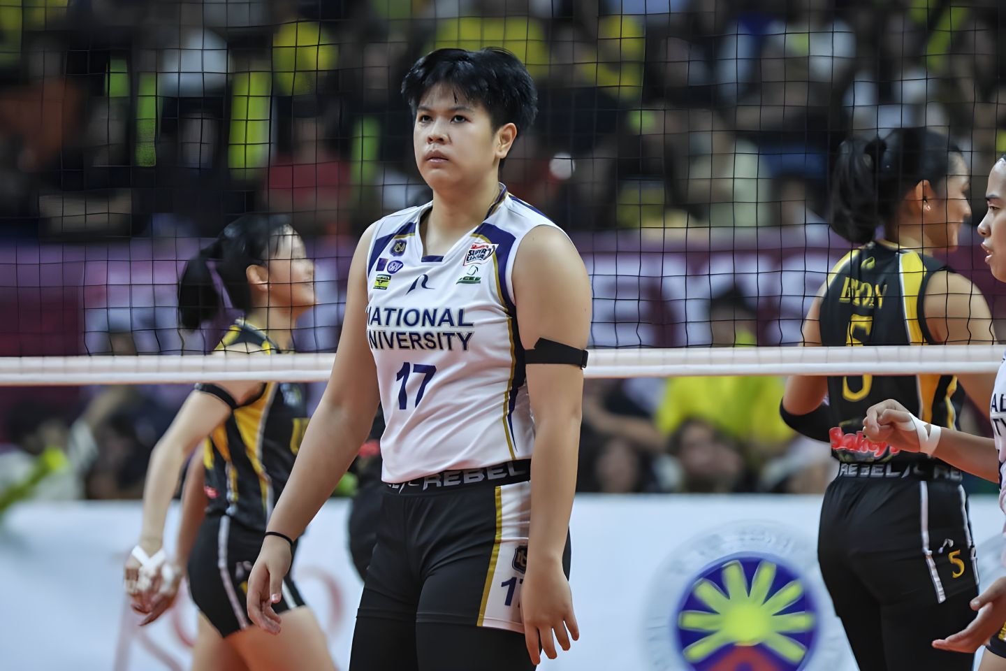 2025-SSL-Finals-G1-NU-vs-UST-Chams-Maaya NU edges UST in 5, inches closer to SSL title ADMU CSB News NU PSL SBC UP UST Volleyball - philippine sports news