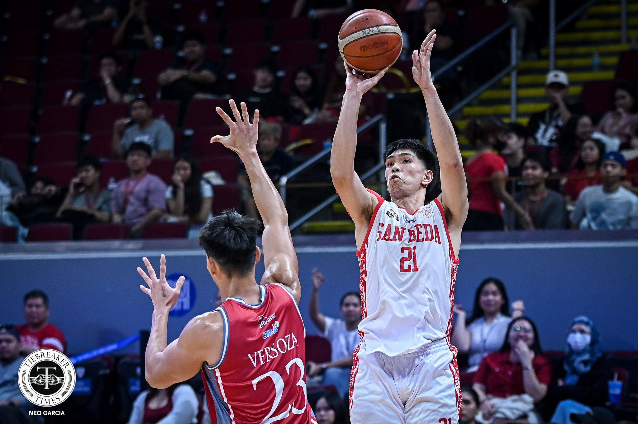 NCAA-101-SRS-SBU-vs.-LPU-Yukien-Andrada-2678 After topping 'group of death,' Escueta, San Beda face another gauntlet in 'bracket of death' Basketball NCAA News SBC - philippine sports news