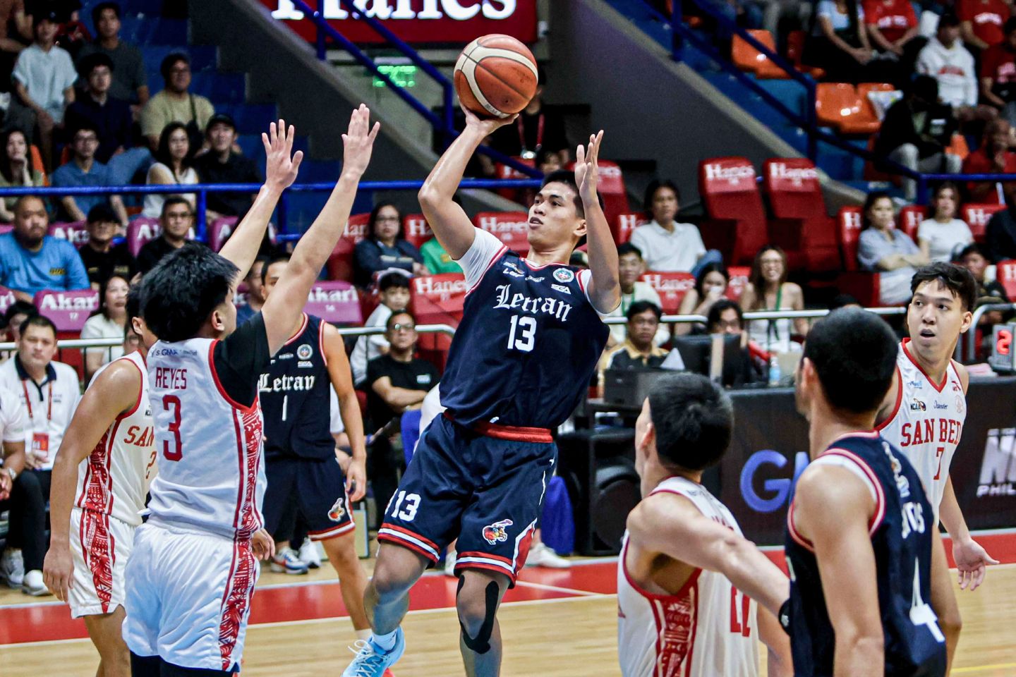 NCAA-101-San-Beda-vs-Letran-Jonathan-Manalili Escueta, San Beda navigate NCAA's 'highway to hell' in quest for banner No. 24 Basketball NCAA News SBC - philippine sports news