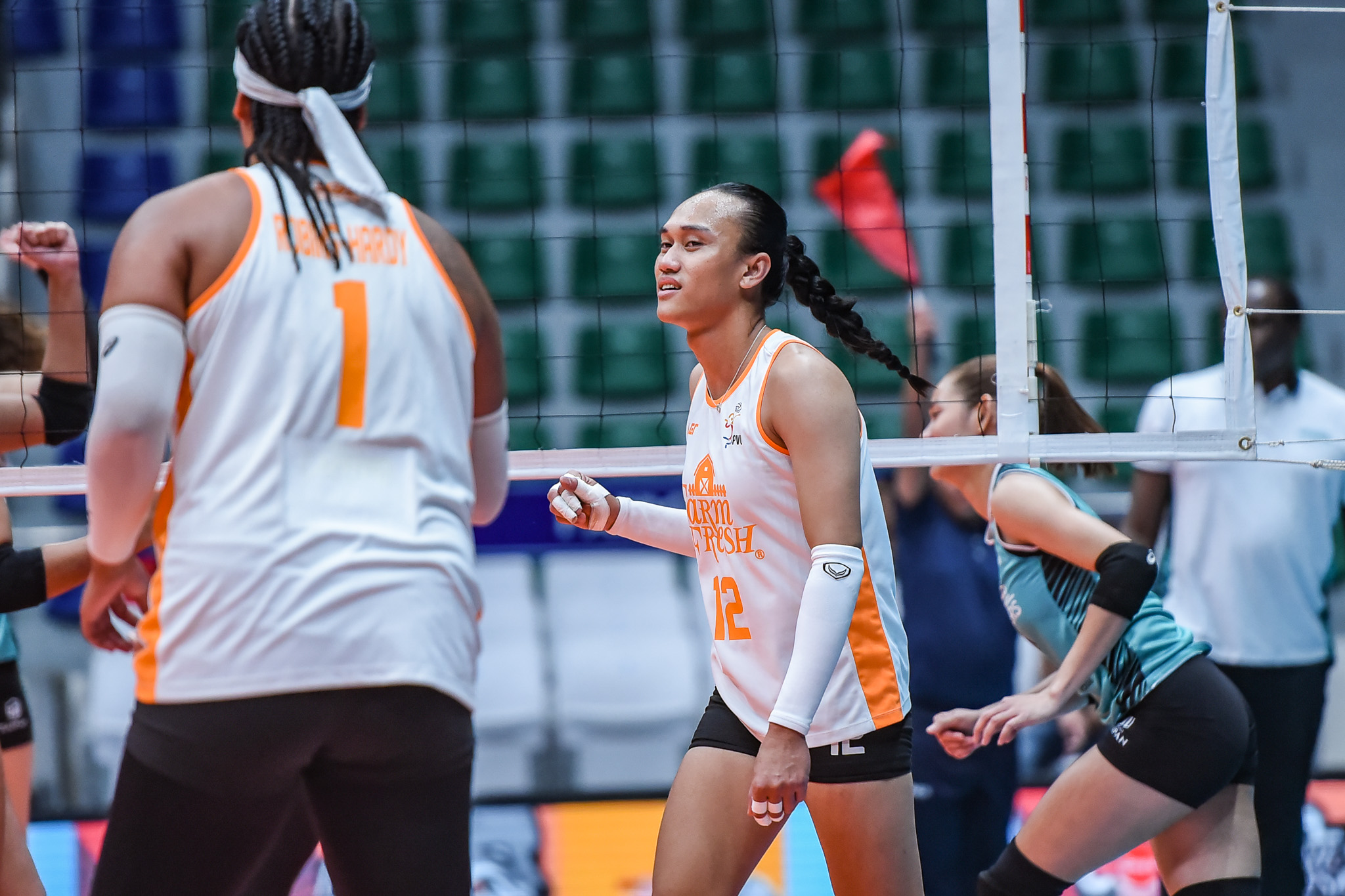 PVL-RC-25-Farm-Fresh-vs.-Galeries-Trisha-Tubu-8495 PVL: Farm Fresh forces top-seed tie with ZUS Coffee after sweep of Galeries Tower News PVL Volleyball - philippine sports news