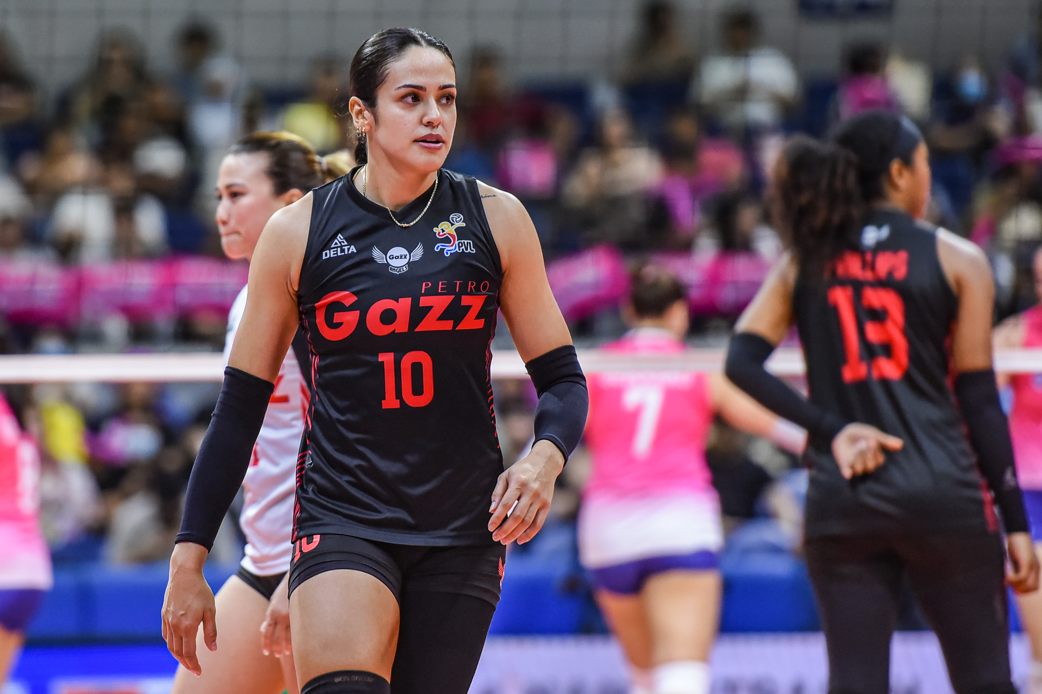 PVL-RC-25-Petrogazz-vs.-Creamline-Brooke-Van-Sickle-2301 Myla Pablo, Petro Gazz end Creamline's top-three streak, punch PVL semis ticket News PVL Volleyball - philippine sports news