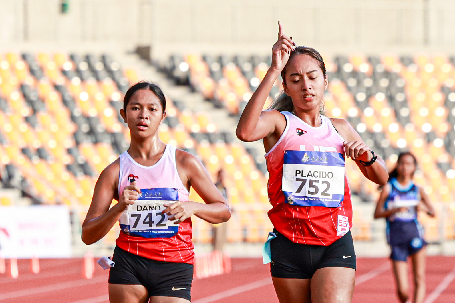 UAAP-88-Athletics-2000m-Walk-Girls-Placido-Dano-2438 Ceballos, Rosario lead UST’s record-breaking start at UAAP High School Athletics ADMU AdU DLSU News NU Track & Field UAAP UE UP UST - philippine sports news