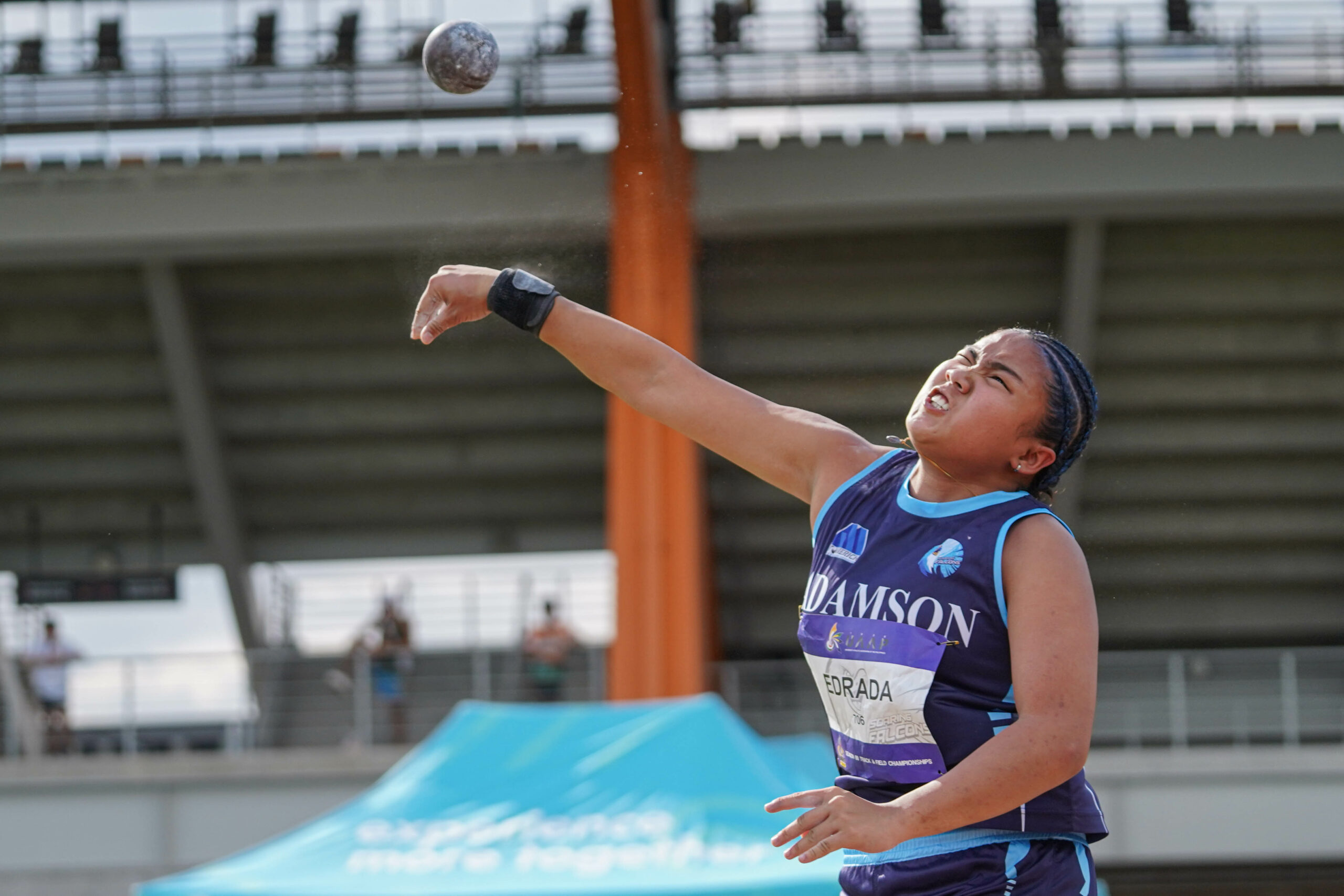 UAAP-Season-88-Athletics-Shotput-Girls-EDRADA-Norwyne-08759-scaled Ceballos, Rosario lead UST’s record-breaking start at UAAP High School Athletics ADMU AdU DLSU News NU Track & Field UAAP UE UP UST - philippine sports news