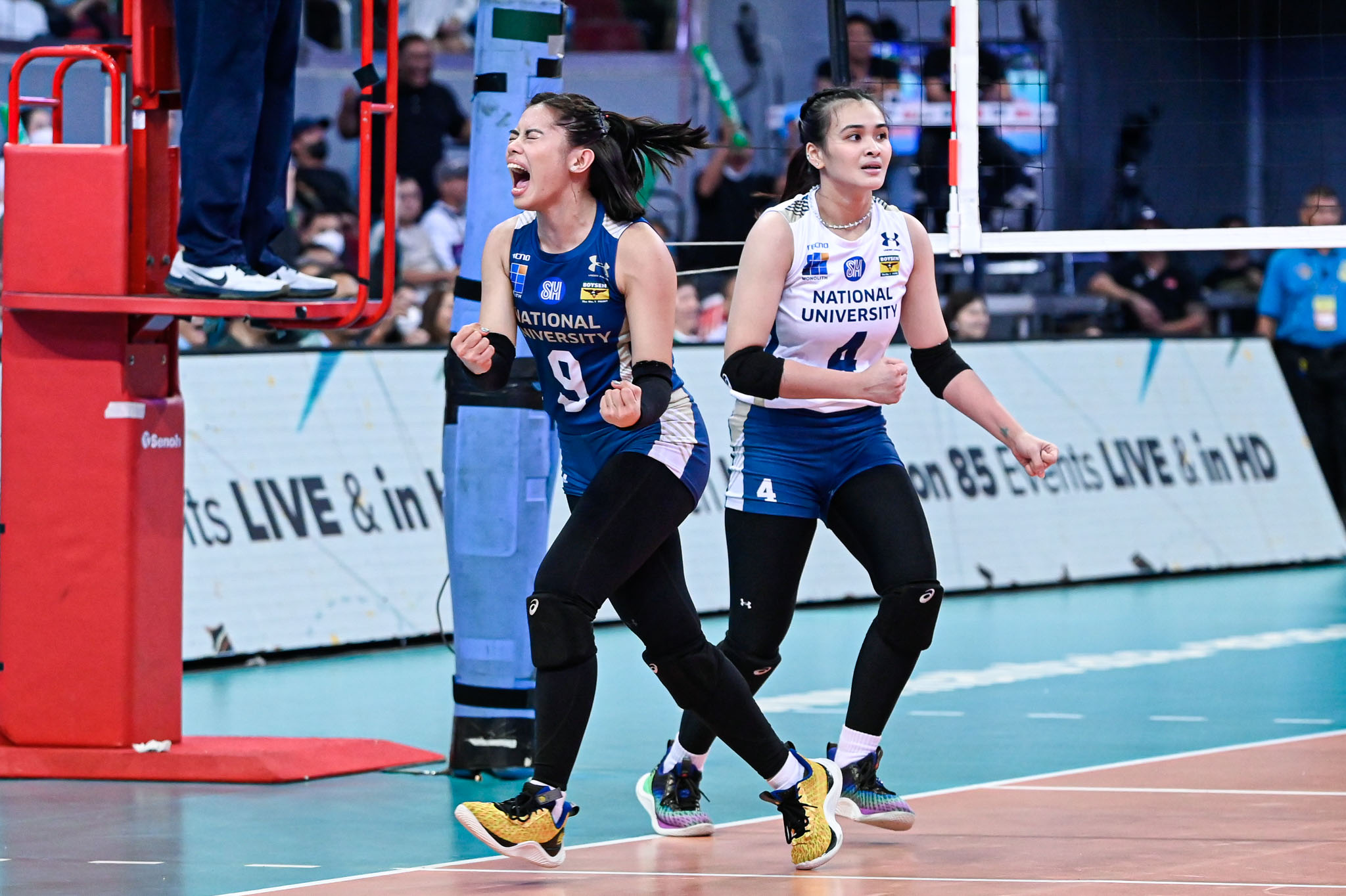 UAAP85-WVB-Jen-NiervaBella-Belen-7803991 Jen Nierva applauds Bella Belen’s commanding presence for Capital1 News PVL Volleyball - philippine sports news
