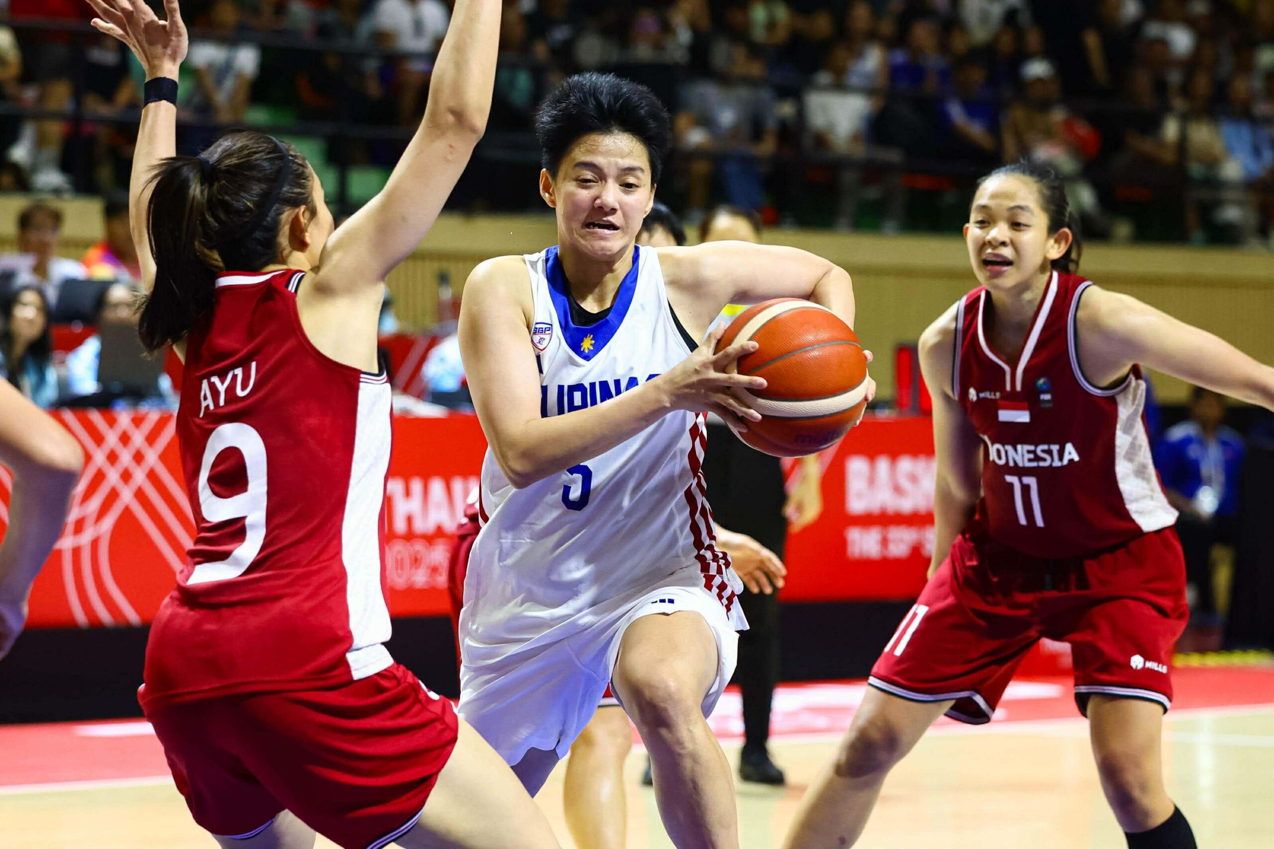 2025-SEA-Games-Gilas-Women-def-Indonesia-Afril-Bernardino-scaled Pat Aquino leans on vets Bernardino, Pontejos to lead Gilas Women to SEAG gold 2025 SEA Games Basketball Gilas Pilipinas News - philippine sports news