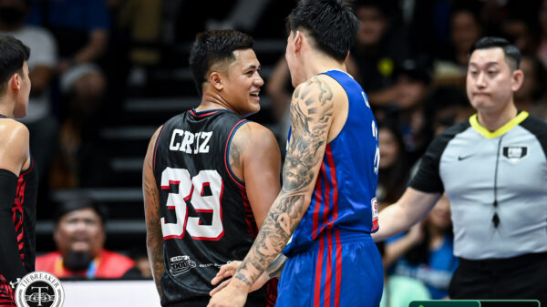 Jericho Cruz enjoyed facing off against PBA teammates and opponents in Guam's game versus Gilas Pilipinas