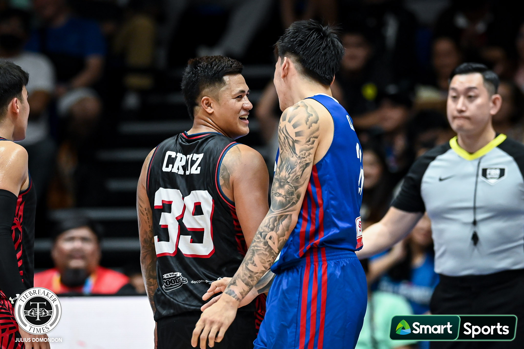 Jericho Cruz enjoyed facing off against PBA teammates and opponents in Guam's game versus Gilas Pilipinas