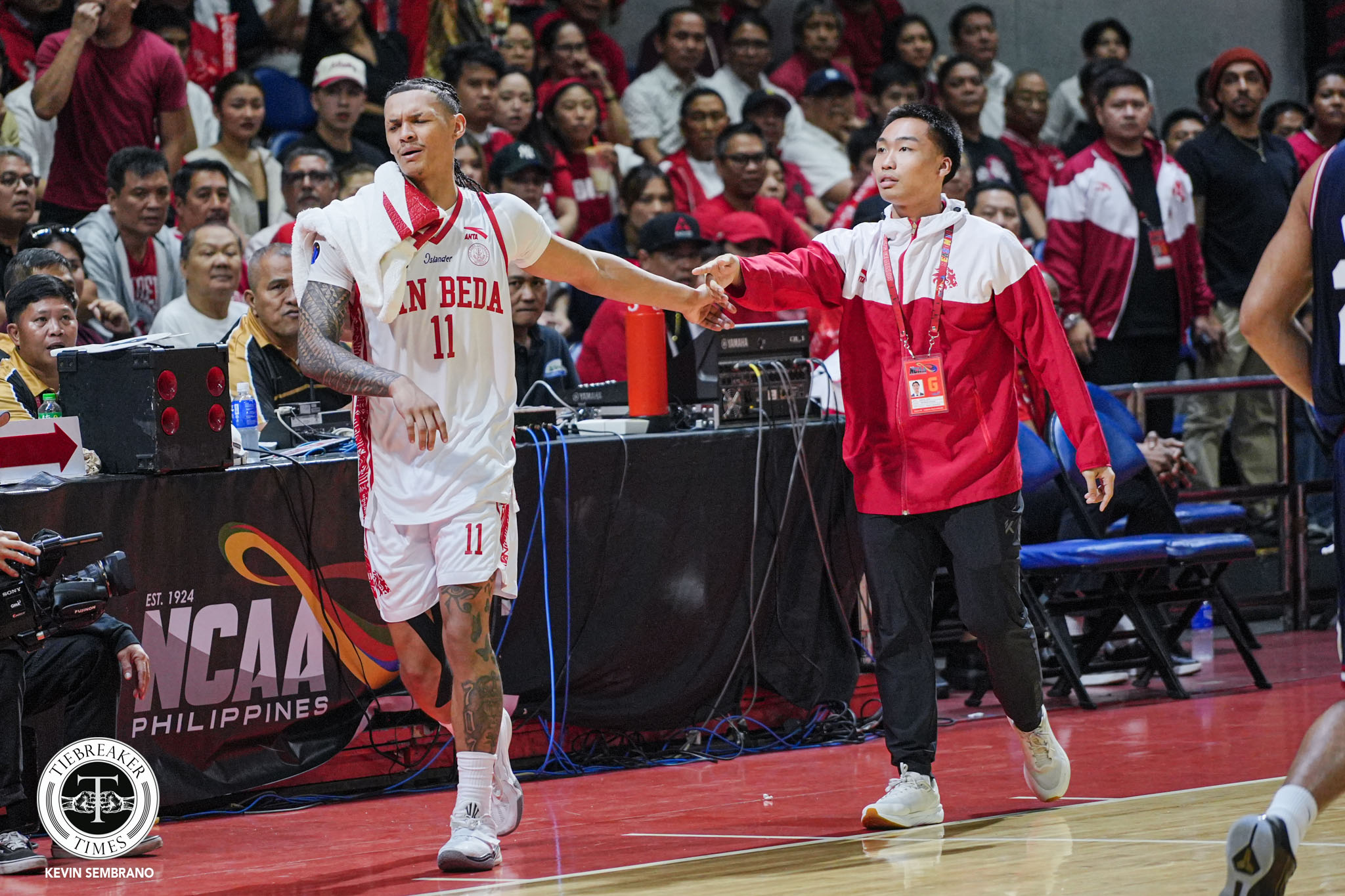 NCAA101-Finals_SBU-vs-CSJL_-Agjanti-Miller-01854 Janti Miller rues 'techs' that will sideline him for NCAA Game 2 Basketball NCAA News SBC - philippine sports news