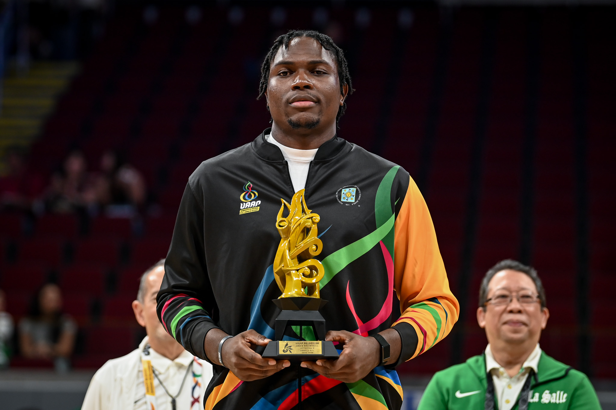 UAAP-88-MBB-ELITE-TEAM-COLLINS-AKOWE-6232 Janrey Pasaol joins elite FEU group with UAAP Men's Basketball MVP Basketball FEU News NU UAAP UST - philippine sports news