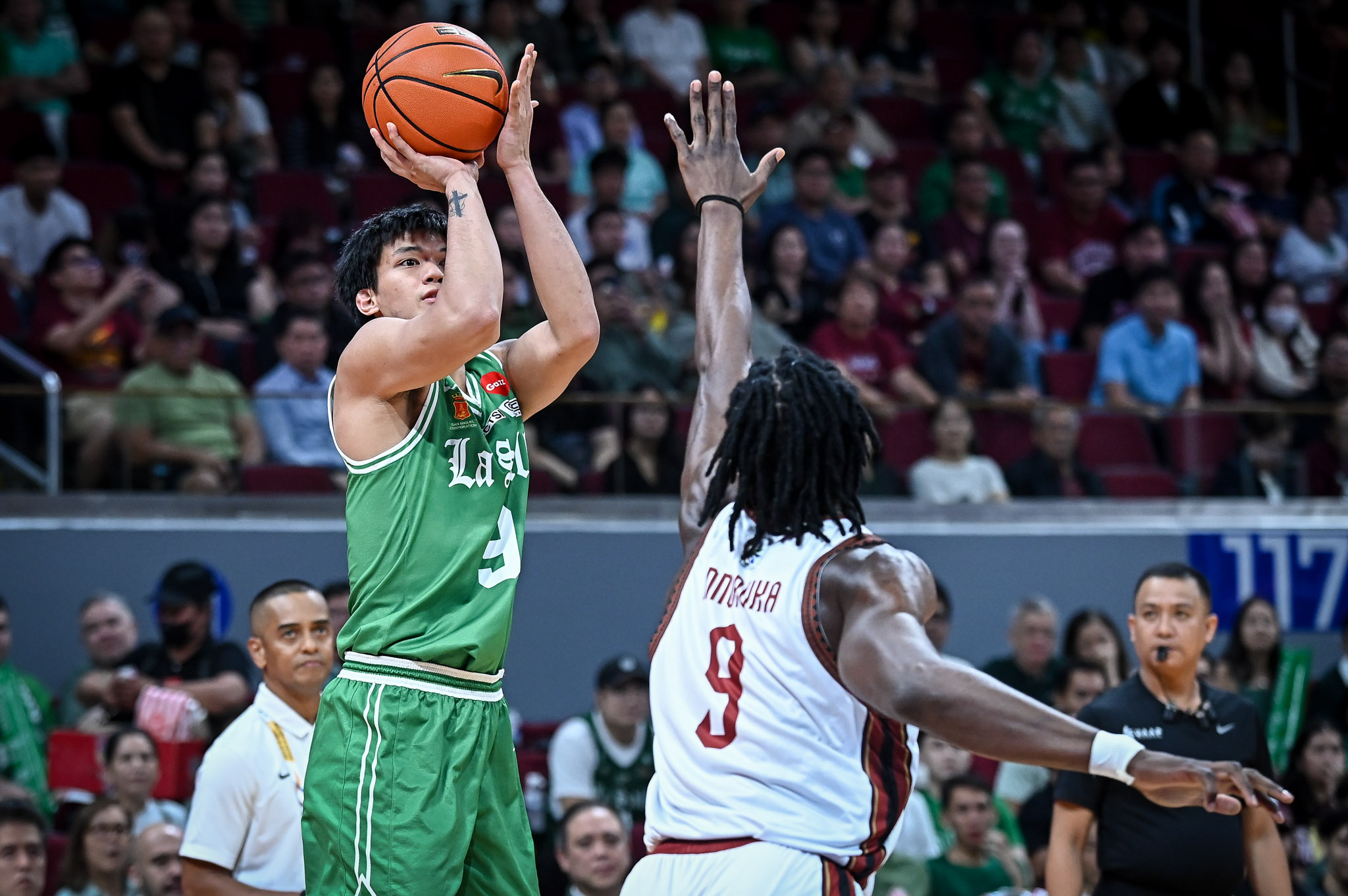 UAAP-88-MBB-Finals-G1-UP-vs.-DLSU-Luis-Pablo-2198 La Salle survives Alarcon barrage, one step away from UAAP Men's Basketball glory Basketball DLSU News UAAP UP - philippine sports news