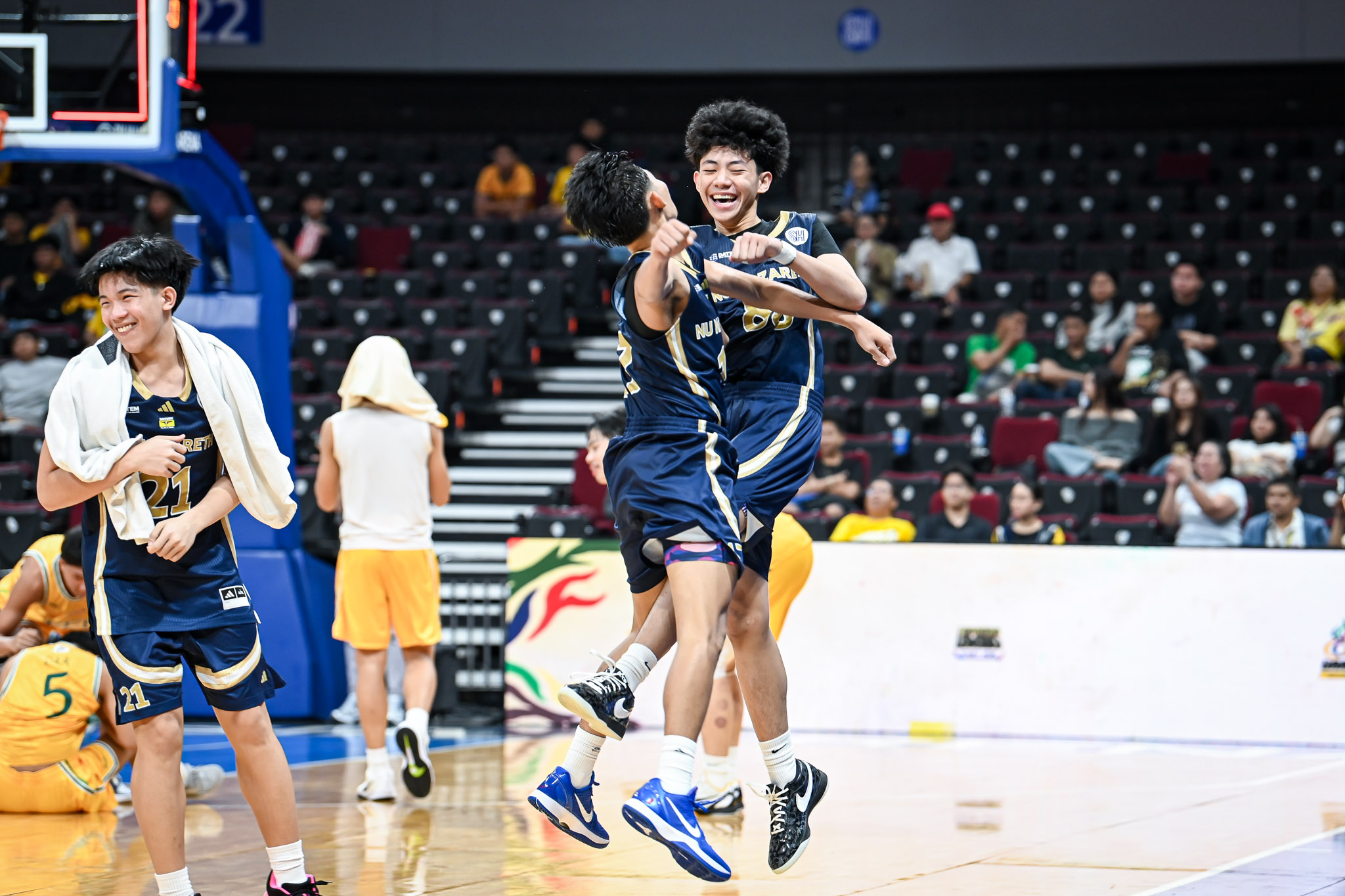 UAAP88-JHSBB-DAVID-SABAREZA-4900 NUNS completes 16-0 sweep of UAAP Juniors Basketball Basketball FEU News NU UAAP - philippine sports news