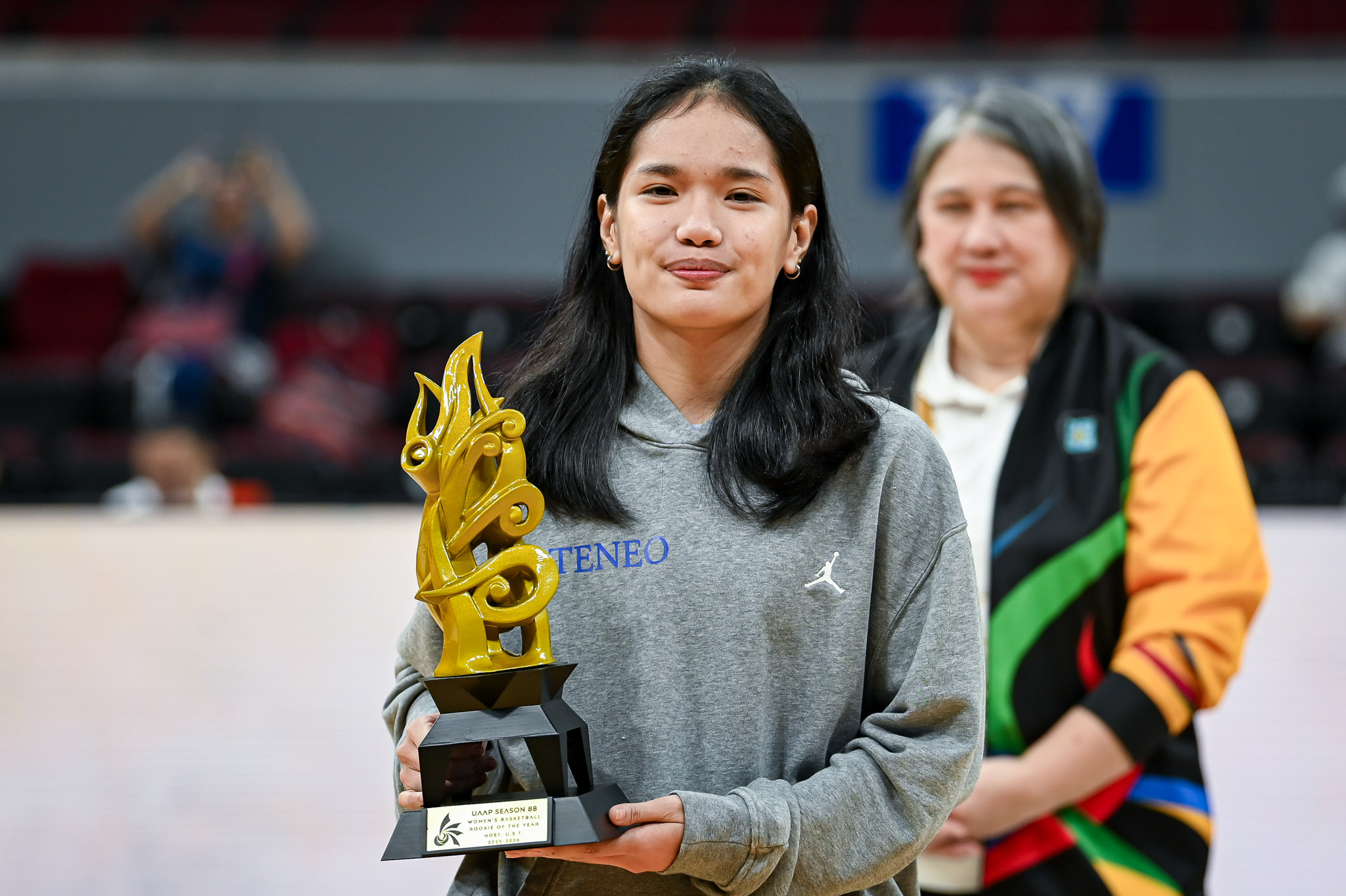 UAAP88-WBB-ROY-ERICA-DE-LUNA-4104 Ann Pingol joins elite NU group with UAAP Women's MVP; Okebata makes history for UE ADMU Basketball FEU News NU UAAP UE UST - philippine sports news