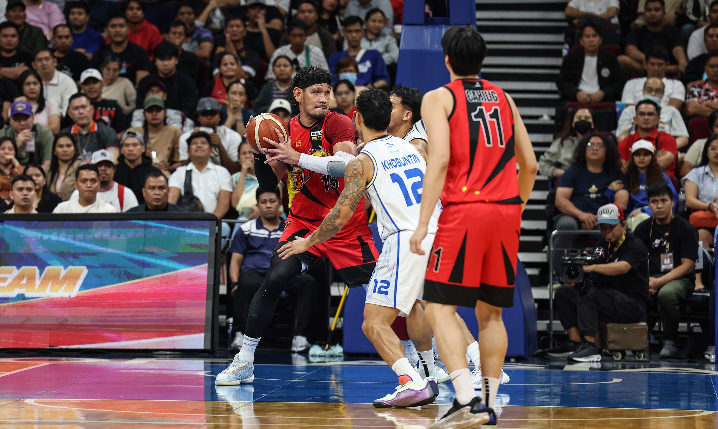 2025-26-PBA-Philippine-Cup-Finals-Game-4-San-Miguel-vs-TNT-June-Mar-Fajardo TNT levels PBA Finals with dominant rout of San Miguel Basketball News PBA - philippine sports news