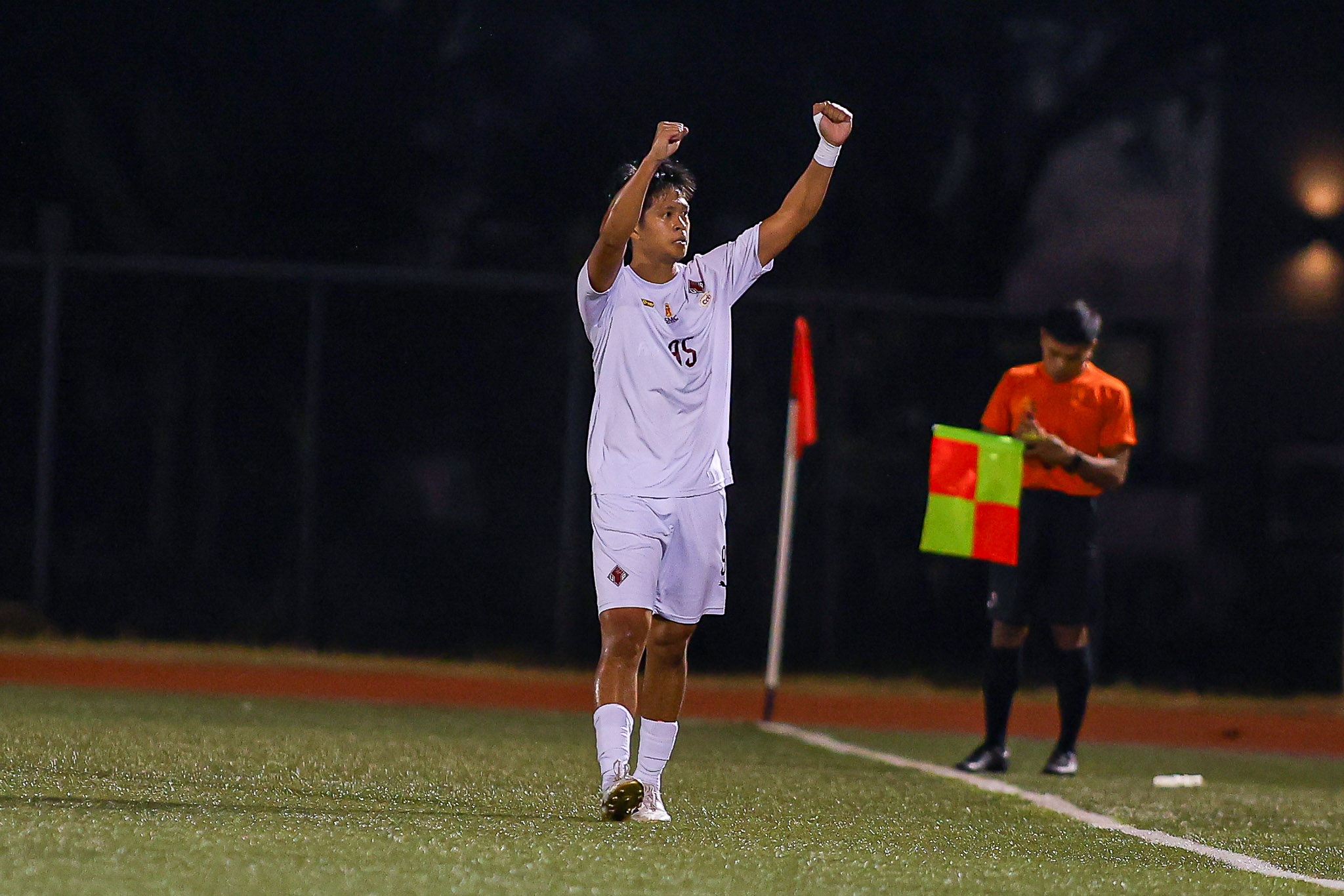 UAAP-S88-MENS-FOOTBALL-UP-vs-UST-Joshua-Merino-3006 Shan Lorque's stoppage-time strike vs UST lifts UP to UAAP Men's Football top seed Football News UAAP UP UST - philippine sports news