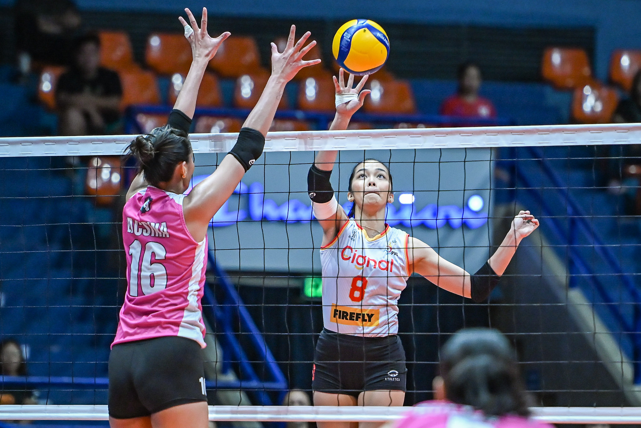 PVL-AFC-26-Cignal-vs.-Akari-Erika-Santos-3631 Akari rallies past Cignal in 5 to claim back-to-back wins in PVL AFC News PVL Volleyball - philippine sports news