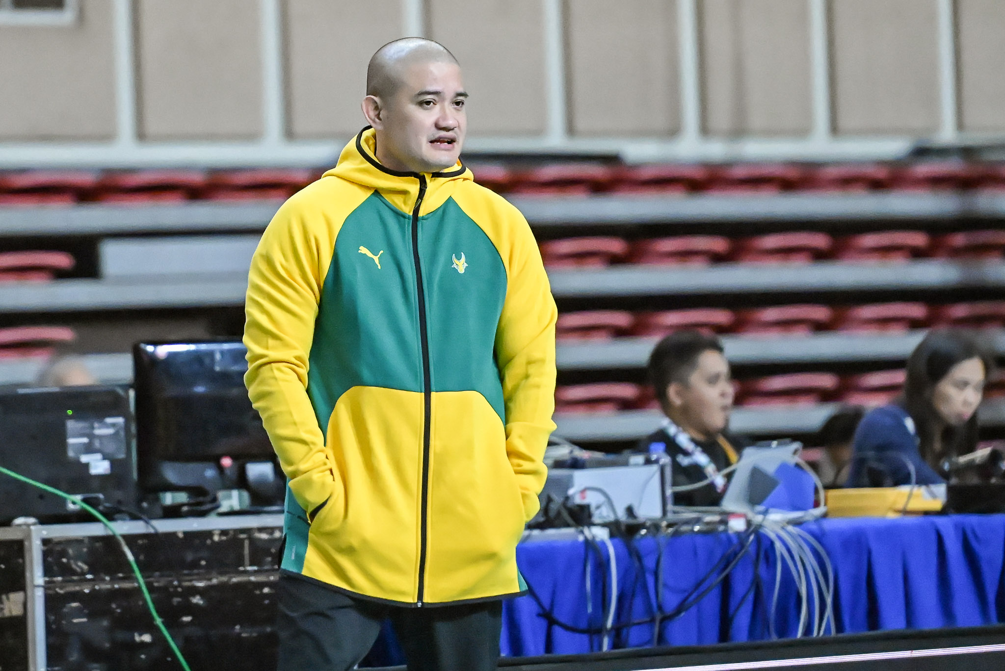 UAAP-88-MVB-FEU-vs.-UE-Ed-Orcullo-5353 Jade Disquitado, Mikko Espartero gear up for UAAP men's volleyball finals rematch News Volleyball - philippine sports news