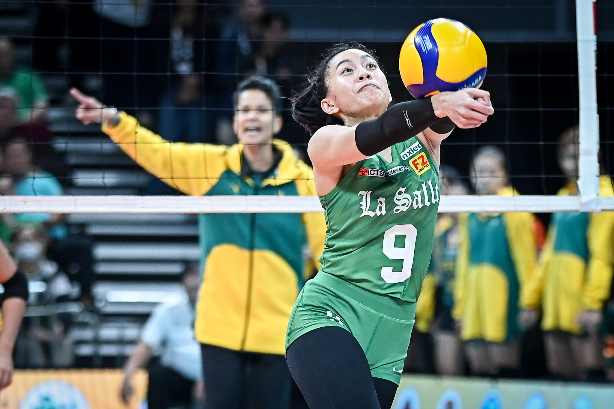 UAAP-88-WVB-FEU-vs.-DLSU-Eshana-Nunag-2785 Shan Nunag shows composure beyond year in La Salle debut DLSU News UAAP Volleyball - philippine sports news