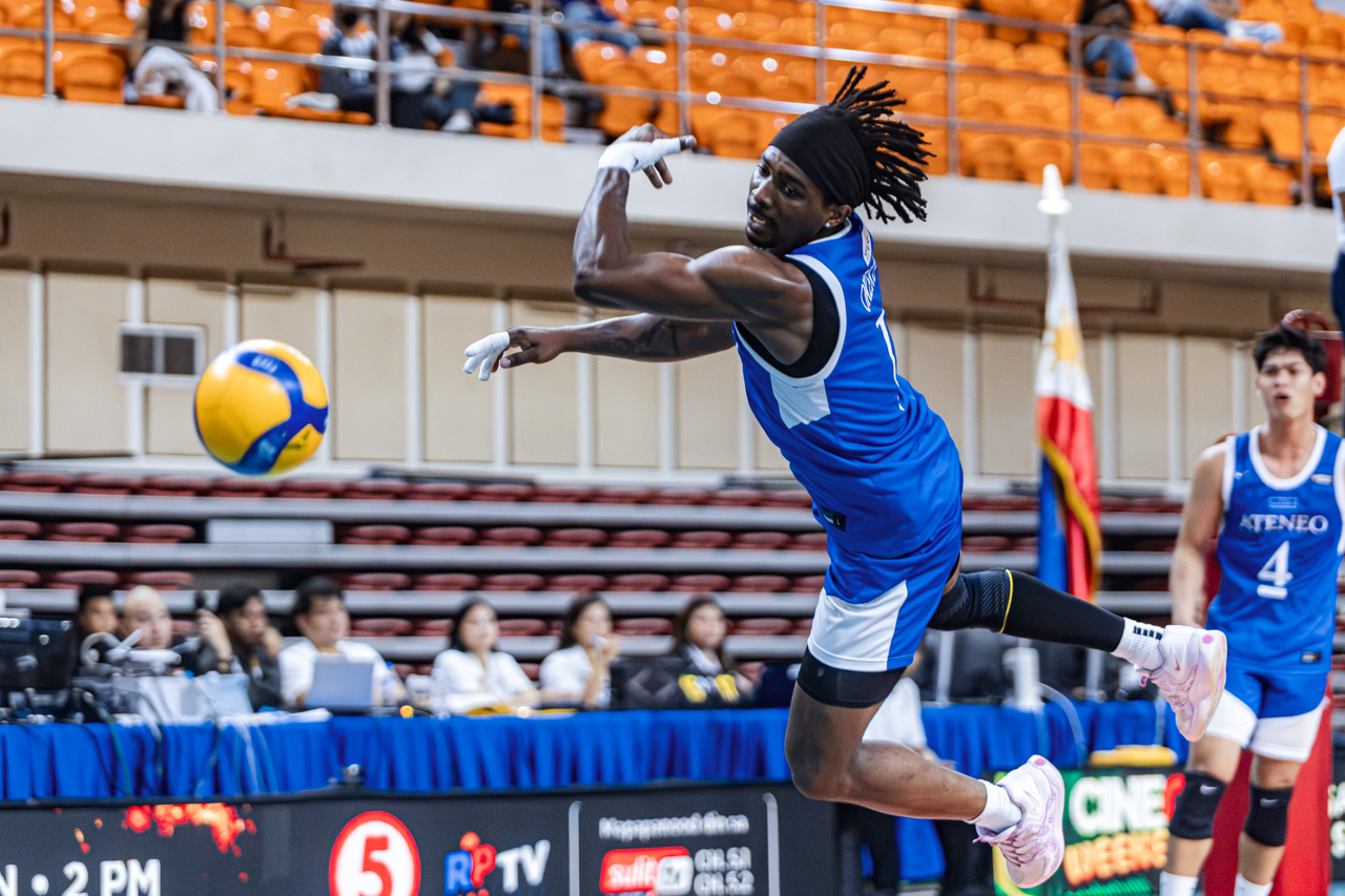 UAAP-S88-NU-vs-ADMU-Mens-Volleyball-Emmanuel-Okeke-6 NU survives Ateneo in three close sets, moves closer to UAAP Men's Volleyball Final Four ADMU News NU UAAP Volleyball - philippine sports news