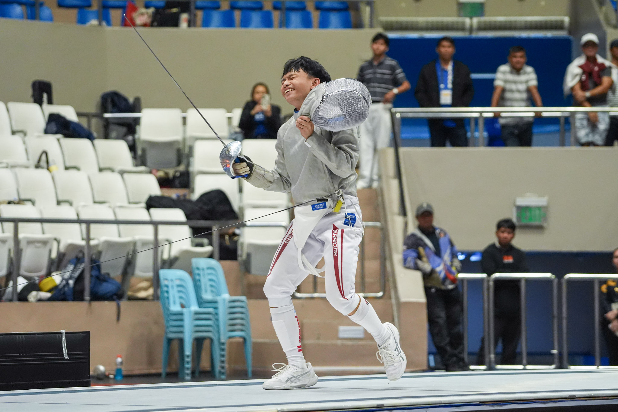 UAAP88-Fencing-Tournament_-Boys-Saber-Team_-UE-vs-Ateneo_-UE-02667 UE extends men's dynasty to 13, boys' reign to 14 in UAAP Fencing ADMU DLSU Fencing News UAAP UE UP UST - philippine sports news