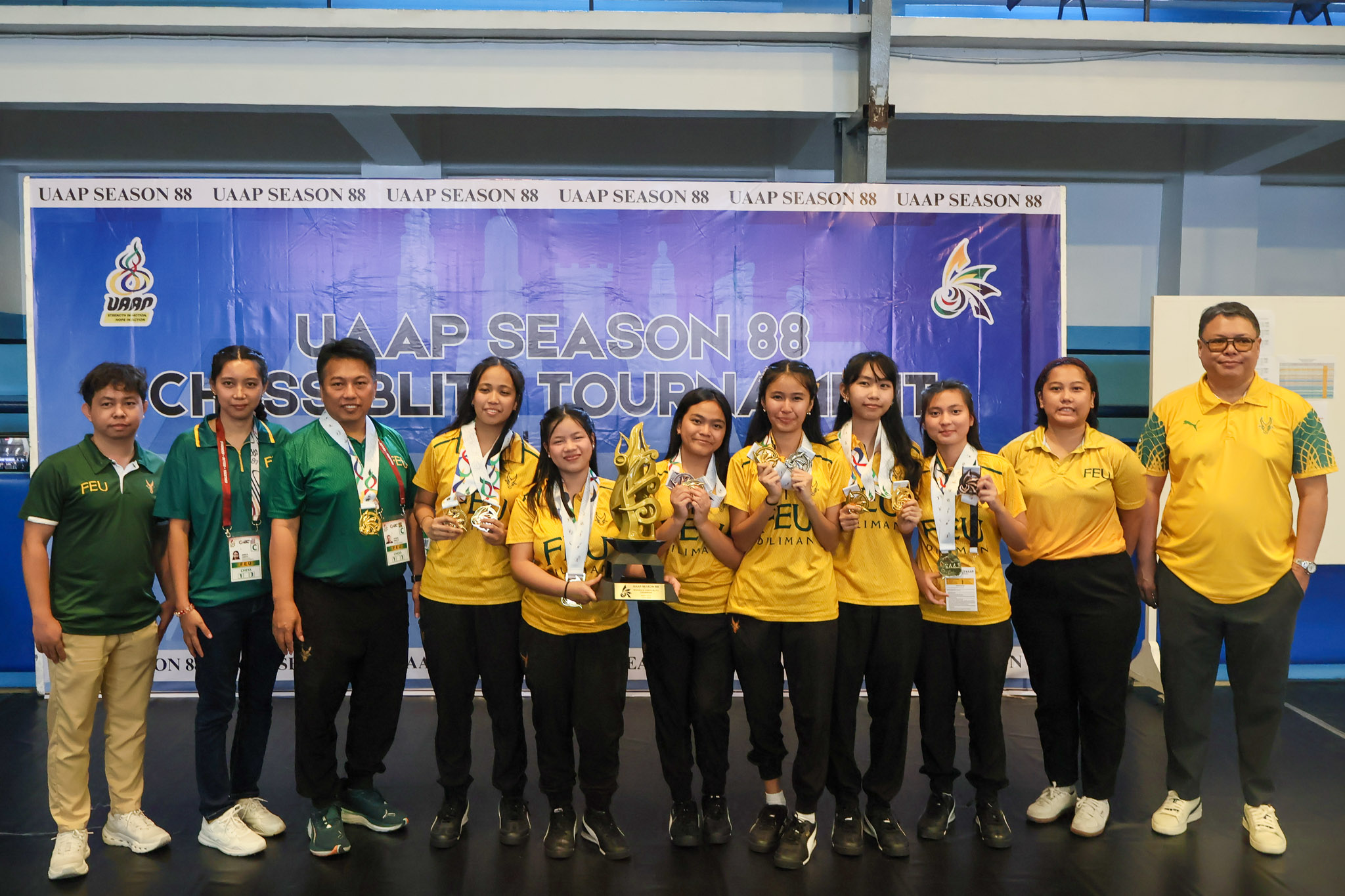 UAAP-88-Blitz-Chess-Girls-Champion-FEU-D-IMG_4870 FEU captures 3 of 4 titles in UAAP Blitz Chess ADMU AdU Chess DLSU FEU News NU UAAP UST - philippine sports news