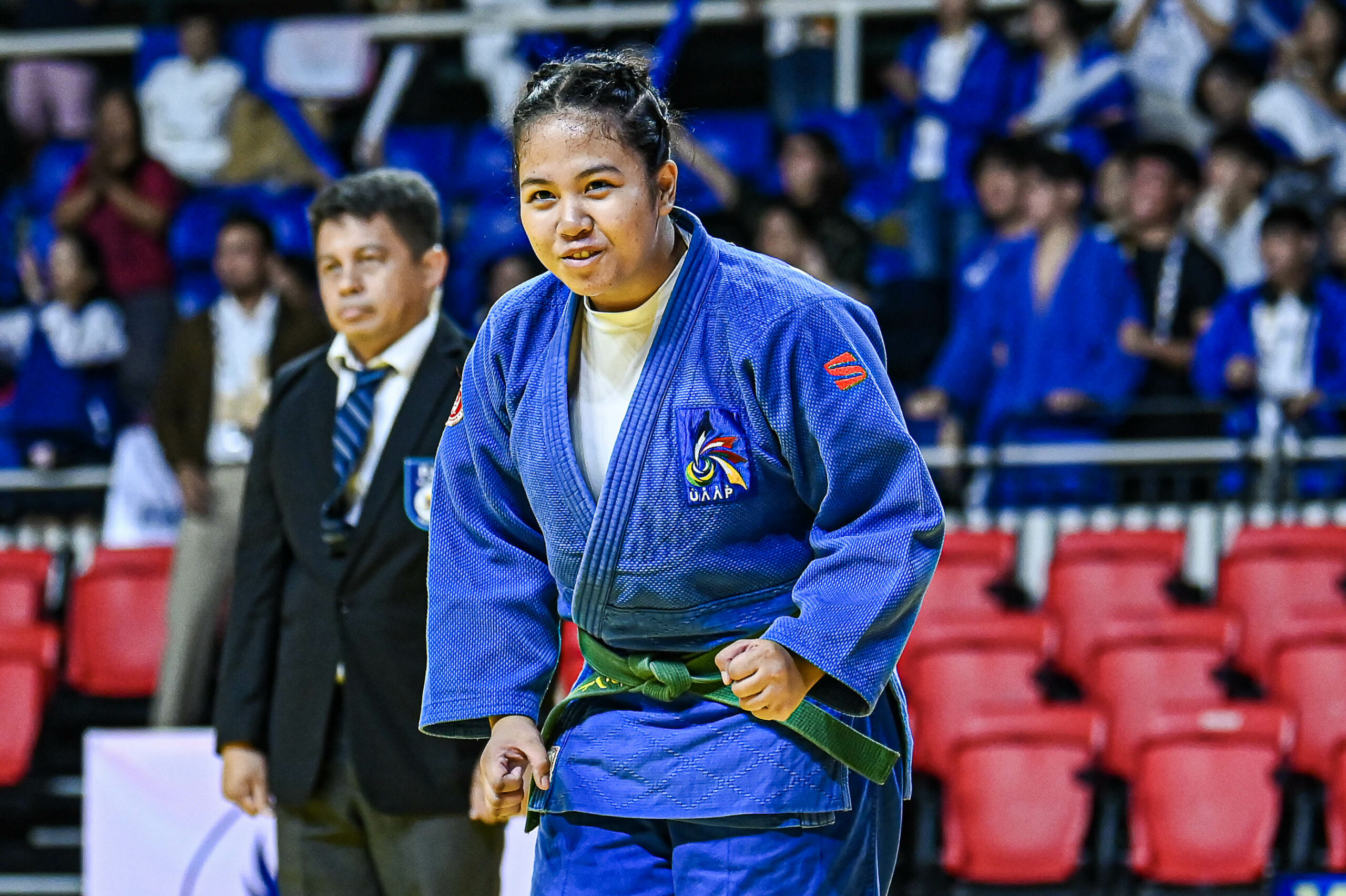 UAAP88-Judo-Juniors-UE-Jennelyn-Tunacao-7252-scaled UST seizes early lead in UAAP High School Judo ADMU DLSU Judo News UAAP UE UST - philippine sports news