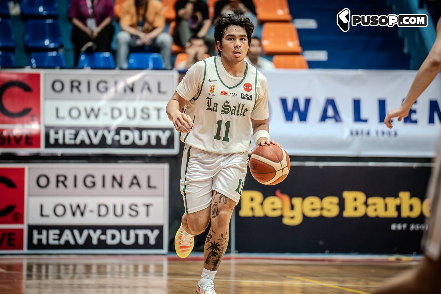 2026-Filoil-DLSU-def-UST-Jacob-Cortez Amos drains clutch triple as La Salle escapes UST for first Filoil win AU Basketball CSB CSJL DLSU JRU LPU News UPHSD UST - philippine sports news