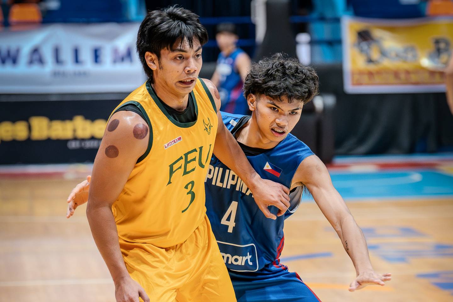 2026-Filoil-Gilas-vs-FEU-Jorick-Bautista-vs-Andwele-Cabanero FEU hands Gilas Boys valuable lessons in Filoil clash Basketball CSB CSJL FEU Gilas Pilipinas JRU News UPHSD - philippine sports news