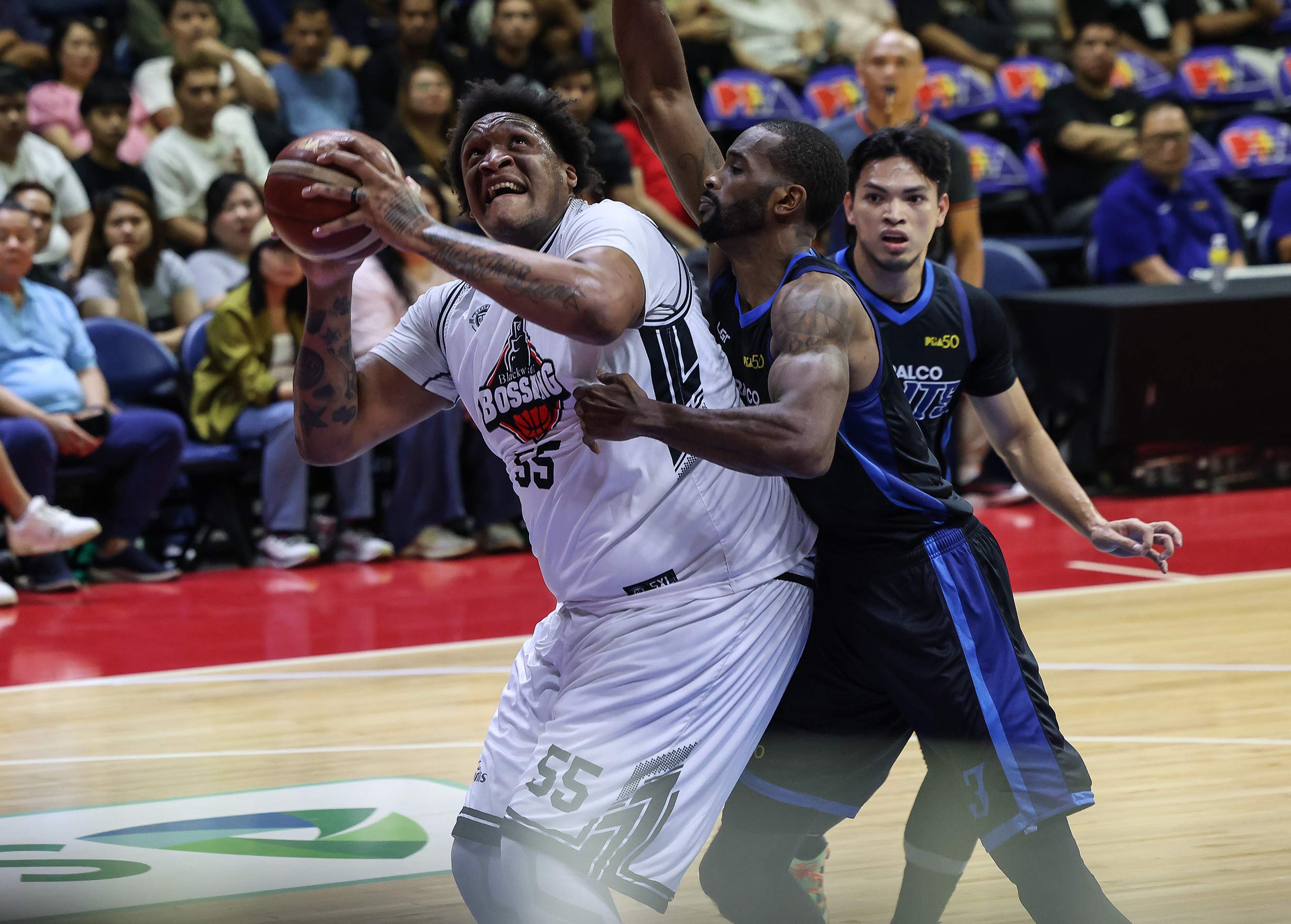 2026-PBA-Commissioners-Cup-Meralco-vs-Blackwater-Robert-Upshaw PBA: Meralco powers past Blackwater, tightens grip on Top Four chase Basketball News PBA - philippine sports news