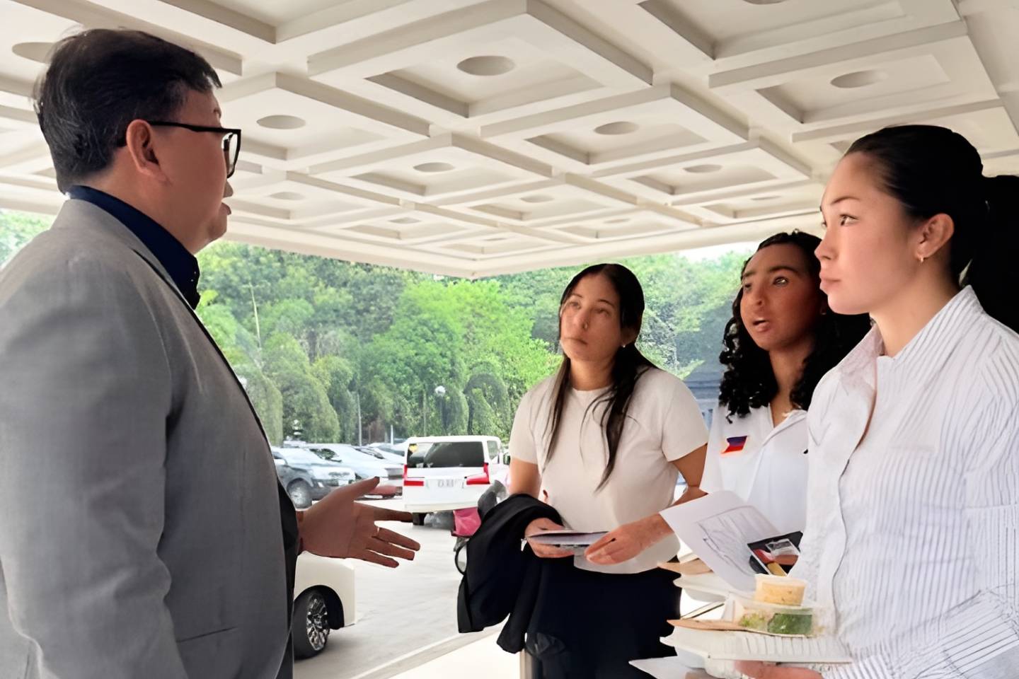 PFF-Nya-Harrison-Emma-Tovar-and-Kaela-Hansen-with-John-Gutierrez PFF hails progress in citizenship bid of Tovar, Harrison, Hansen for Filipinas eligibility Filipinas Football News - philippine sports news