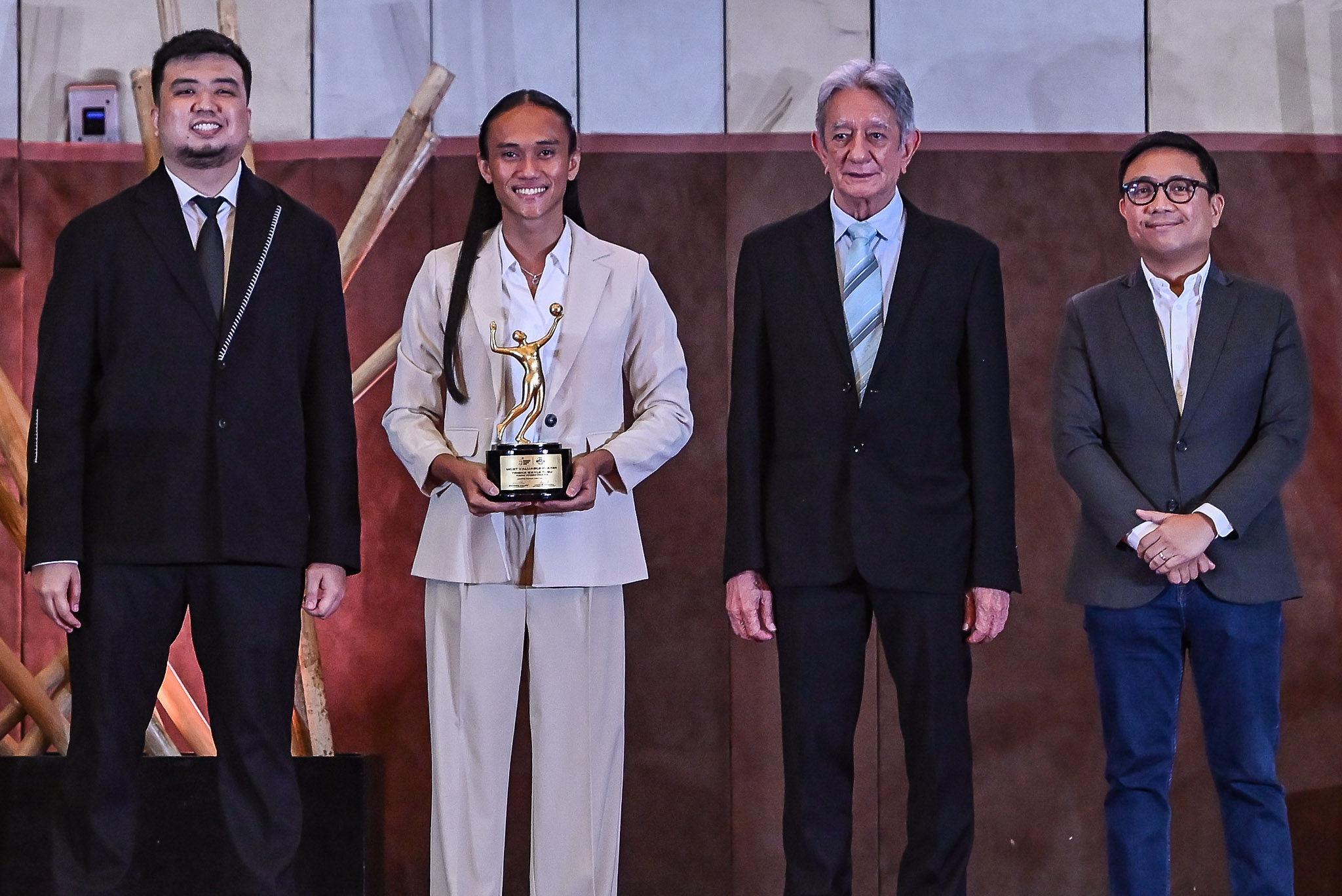 PVL-PC-Awards-2026-Trisha-Tubu-MVP-0817 PVL, Spikers' Turf stars light up Press Corps Awards Night News PVL Spikers' Turf Volleyball - philippine sports news