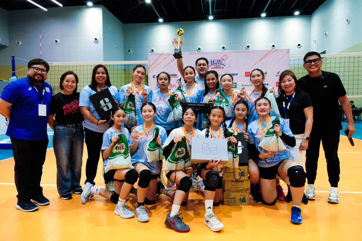 2026-Echelon-U16-Silver-Kaito San Beda-Rizal completes perfect sweep, rules inaugural Echelon U16 crown News Volleyball - philippine sports news